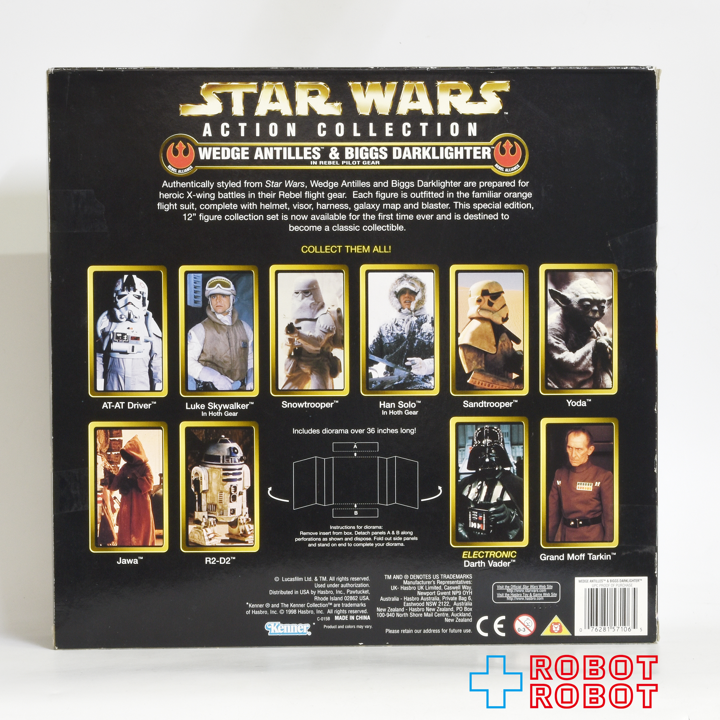 スター・ウォーズ アクションコレクション ウェッジ・アンティリーズ ＆ ビッグス・ダークライター 12インチ アクションフィギュア 扉箱 未開封 入荷写真