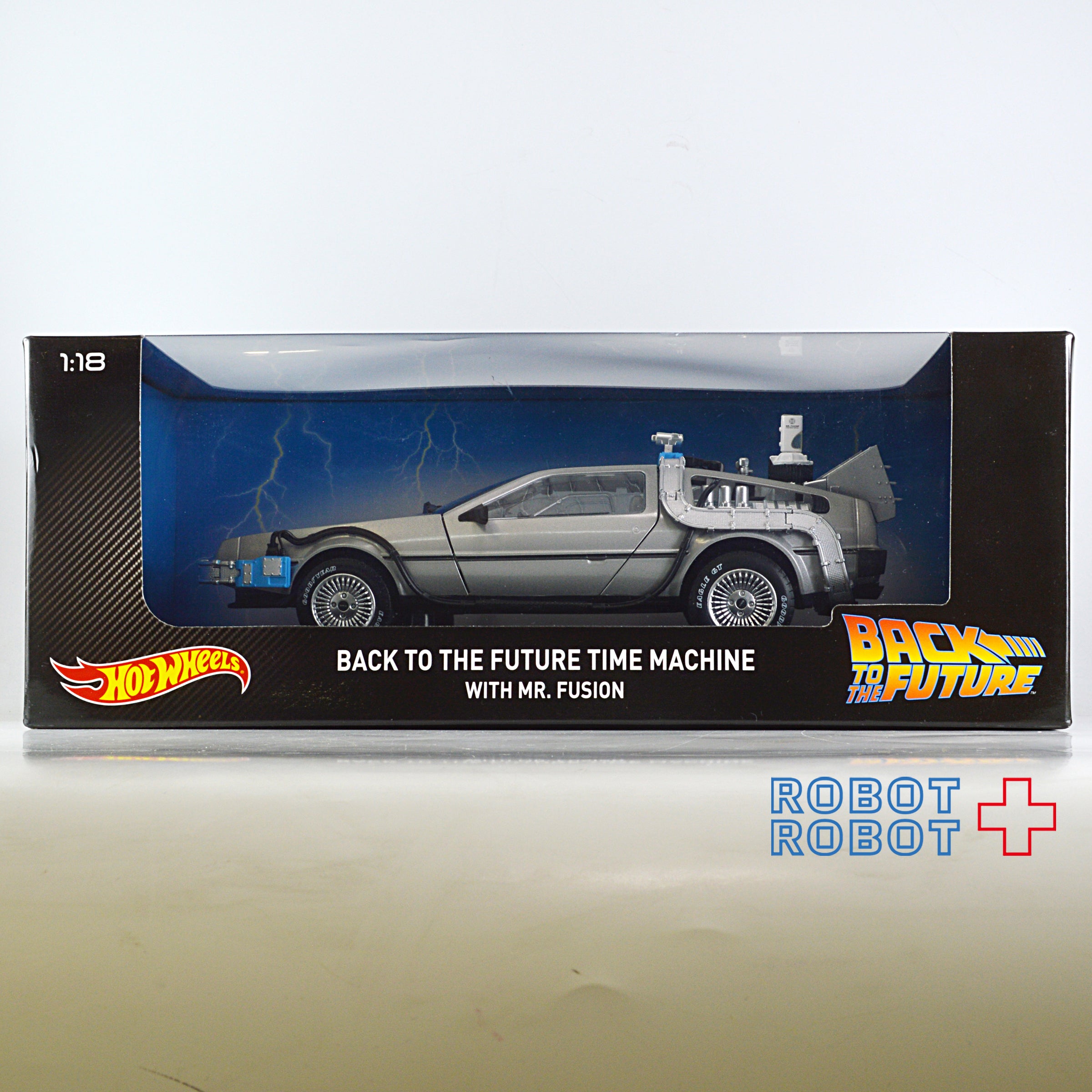 ホットウィール バック・トゥ・ザ・フューチャー 2 デロリアン1/18 未開封 入荷写真