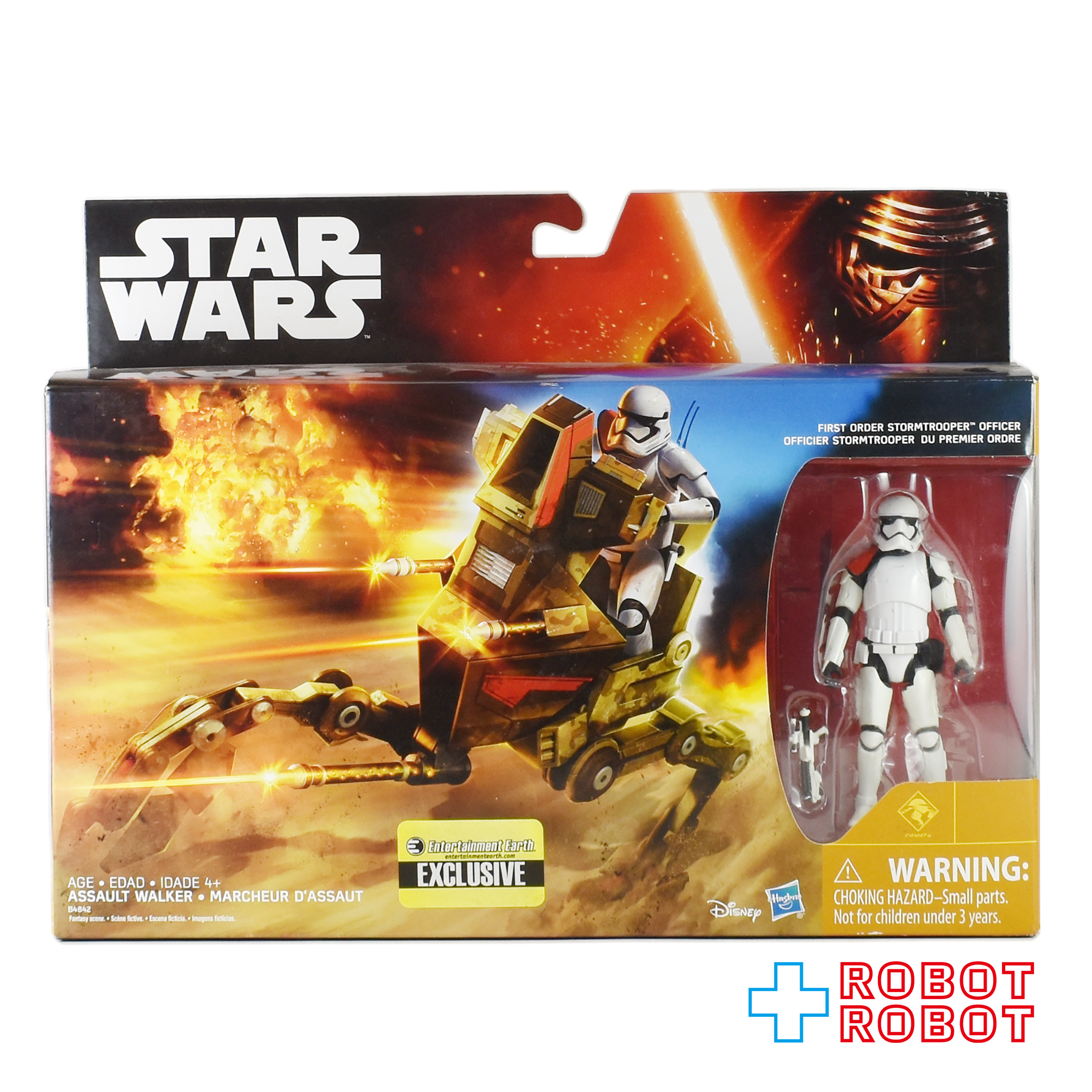 スター・ウォーズ エンターテインメントアース限定 ファースト・オーダー ストームトルーパー オフィサー & アサルト・ウォーカー アクションフィギュア 未開封 入荷写真