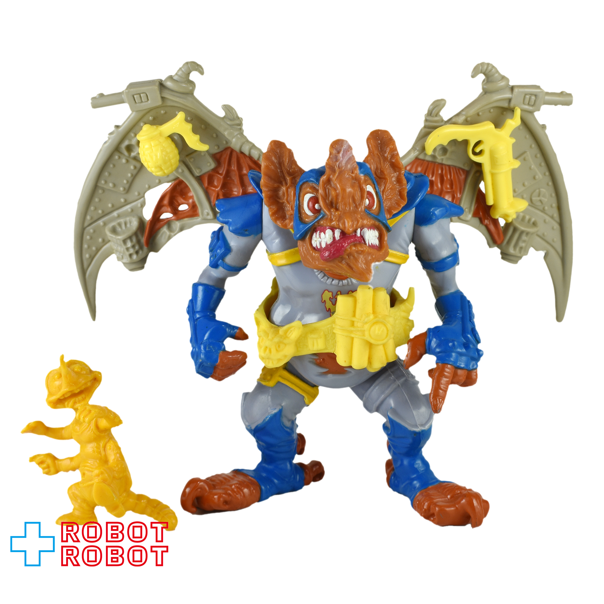 プレイメイツ ティーンエイジ・ミュータント・ニンジャ・タートルズ TMNT ウイングナット アクションフィギュア 1990 ルース 完品 入荷写真