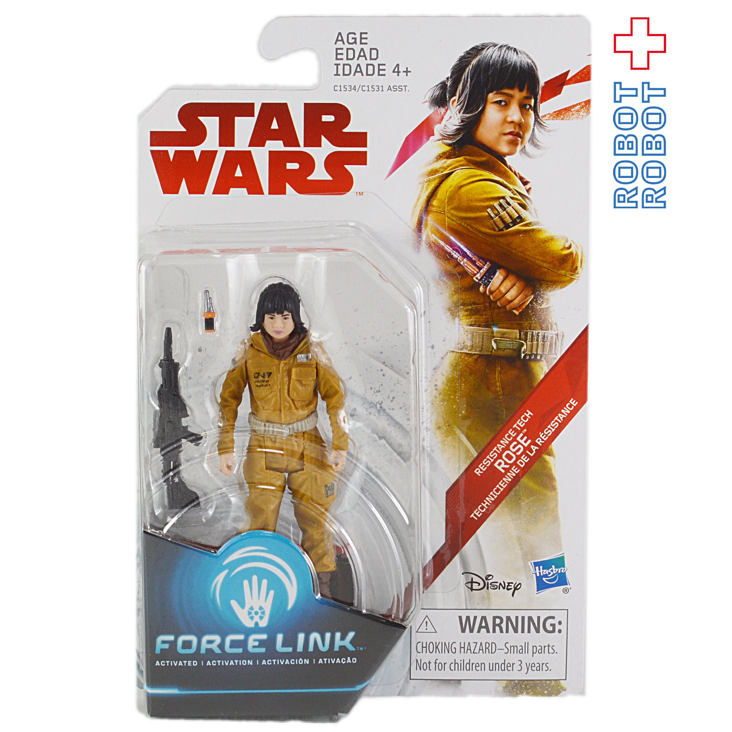スター・ウォーズ フォースリンク ローズ [TLJ] 3.75インチ アクションフィギュア 国内版 ※ブリスターはがれ