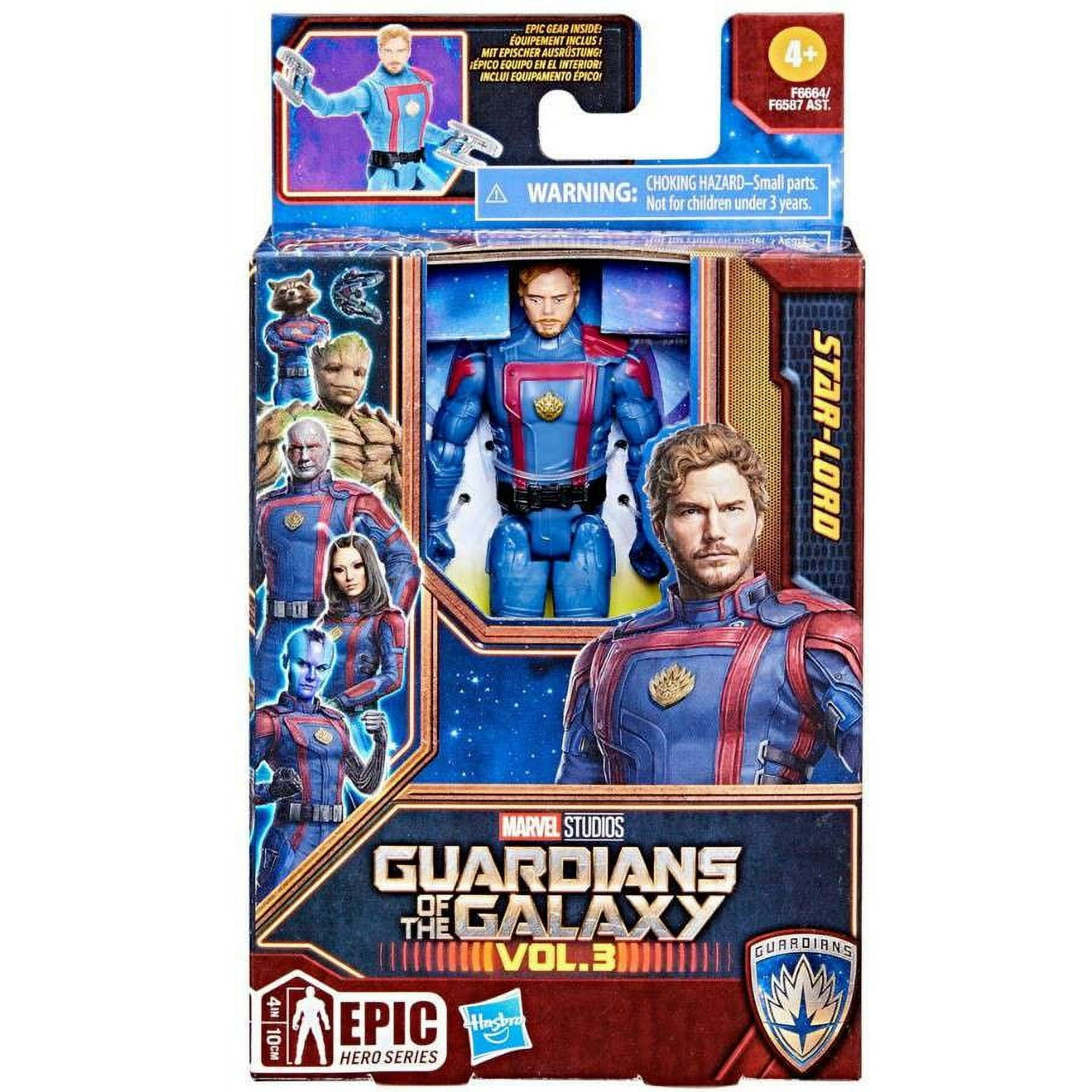 ハズブロ エピックヒーローシリーズ ガーディアンズ・オブ・ギャラクシー VOL.3 スター・ロード 4インチ アクションフィギュア 未開封 入荷写真