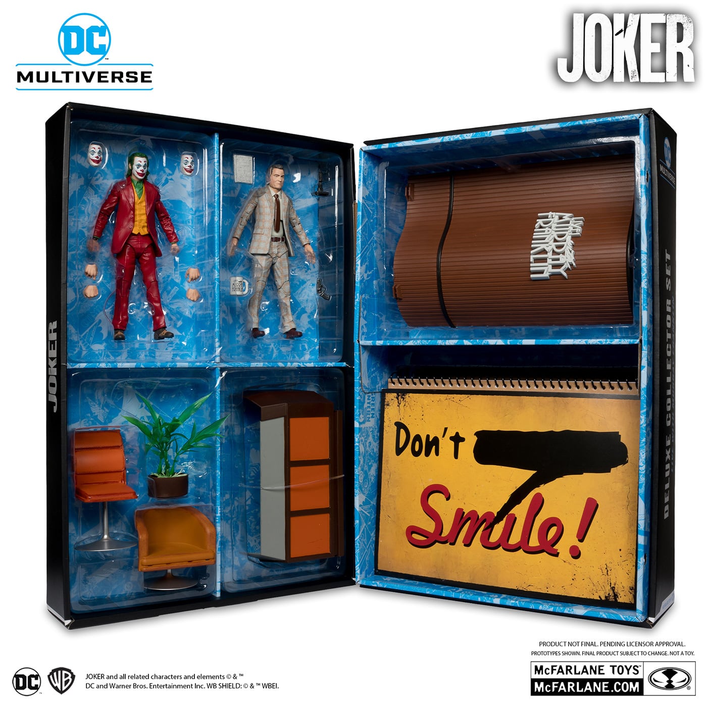 マクファーレン・トイズ DCマルチバース ジョーカー アーサー・フレック & マレー・フランクリン・ショー デラックス・コレクターセット 7インチ アクションフィギュア 国内版 未開封 入荷写真