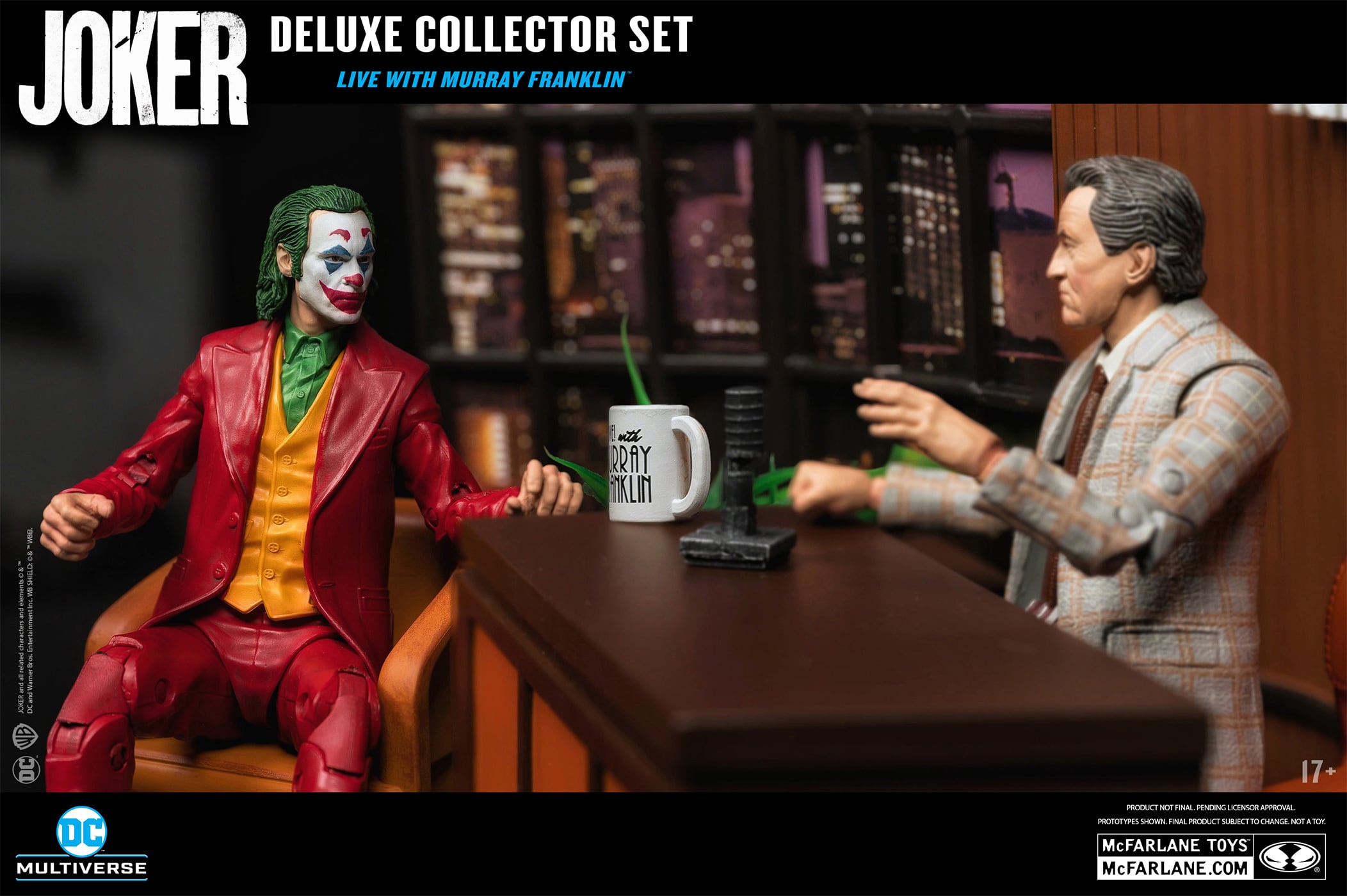 マクファーレン・トイズ DCマルチバース ジョーカー アーサー・フレック & マレー・フランクリン・ショー デラックス・コレクターセット 7インチ アクションフィギュア 国内版 未開封 入荷写真