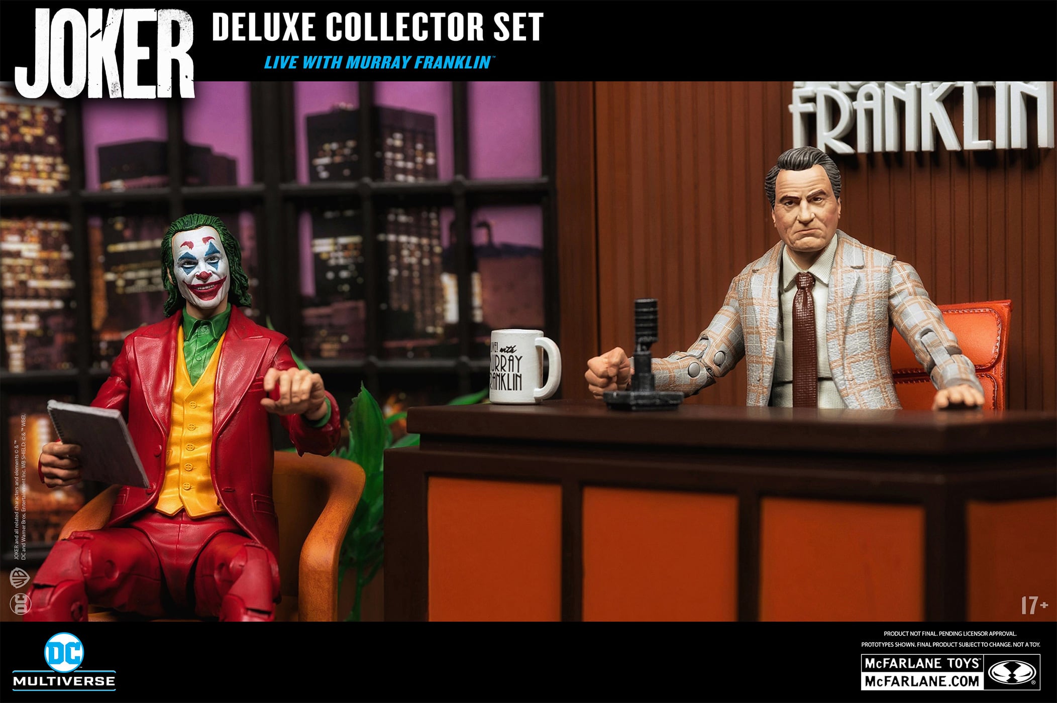 マクファーレン・トイズ DCマルチバース ジョーカー アーサー・フレック & マレー・フランクリン・ショー デラックス・コレクターセット 7インチ アクションフィギュア 国内版 未開封 入荷写真