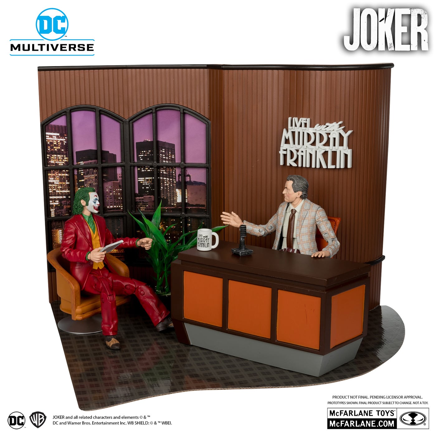 マクファーレン・トイズ DCマルチバース ジョーカー アーサー・フレック & マレー・フランクリン・ショー デラックス・コレクターセット 7インチ アクションフィギュア 国内版 未開封 入荷写真