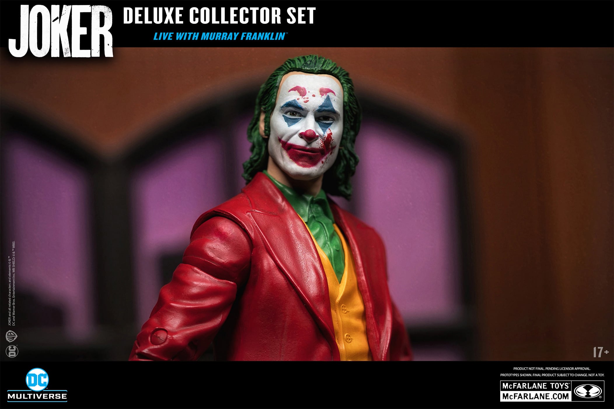 マクファーレン・トイズ DCマルチバース ジョーカー アーサー・フレック & マレー・フランクリン・ショー デラックス・コレクターセット 7インチ アクションフィギュア 国内版 未開封 入荷写真