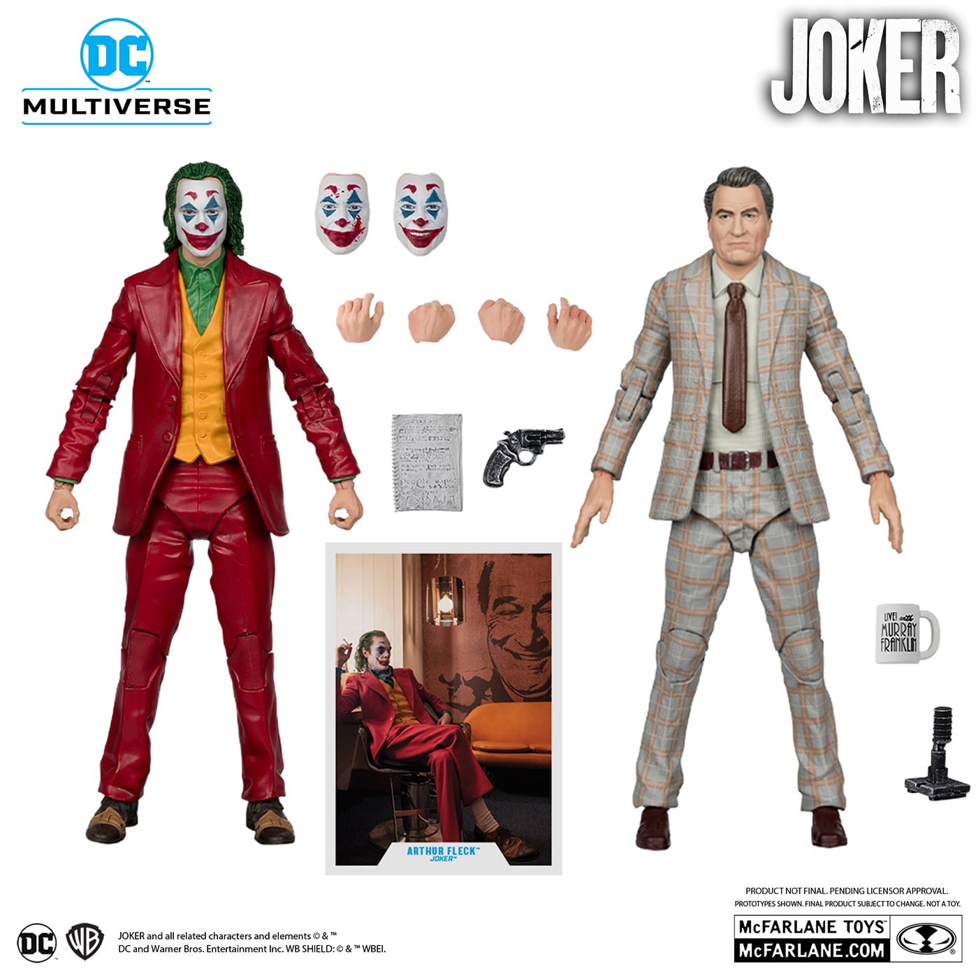 マクファーレン・トイズ DCマルチバース ジョーカー アーサー・フレック & マレー・フランクリン・ショー デラックス・コレクターセット 7インチ アクションフィギュア 国内版 未開封 入荷写真