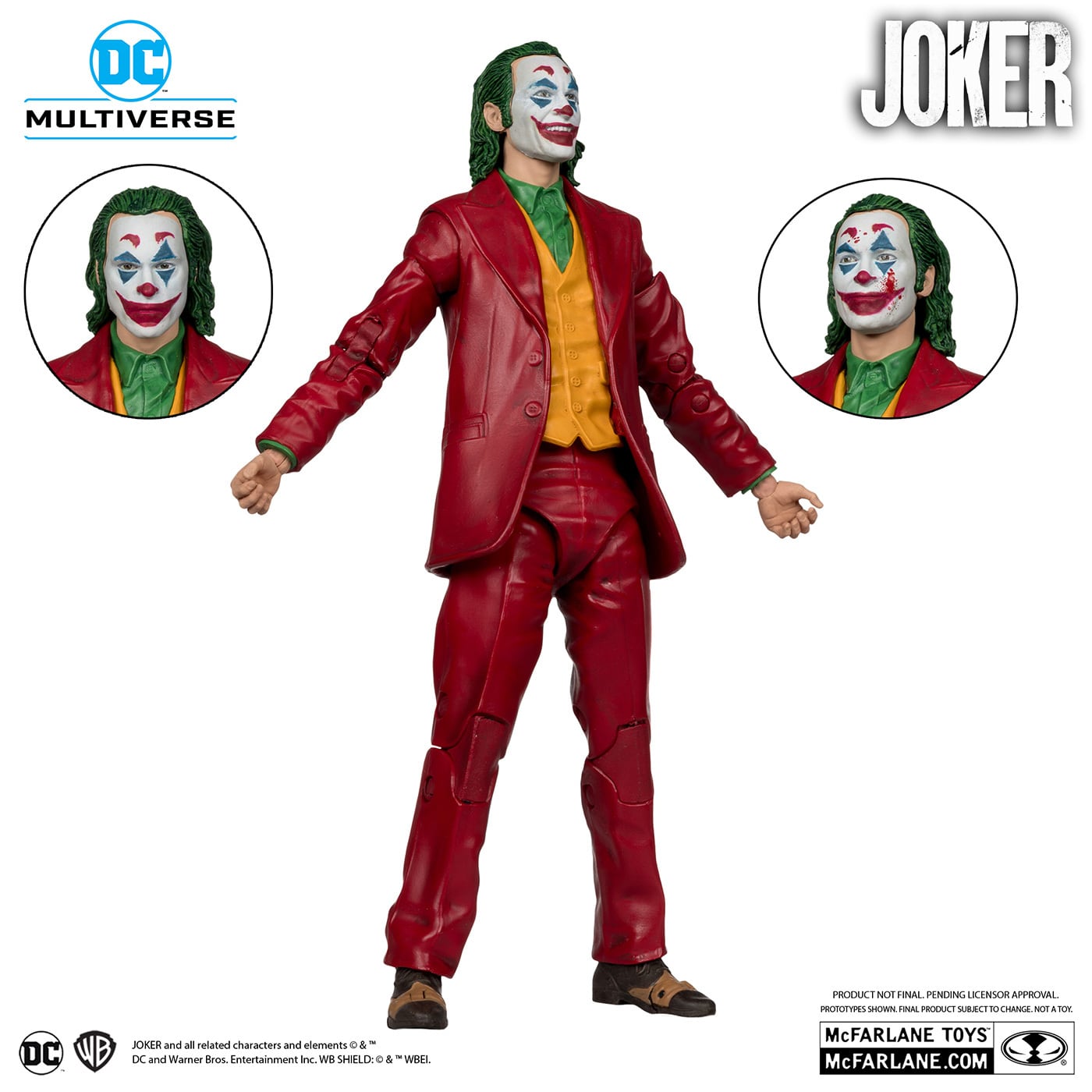 マクファーレン・トイズ DCマルチバース ジョーカー アーサー・フレック & マレー・フランクリン・ショー デラックス・コレクターセット 7インチ アクションフィギュア 国内版 未開封 入荷写真