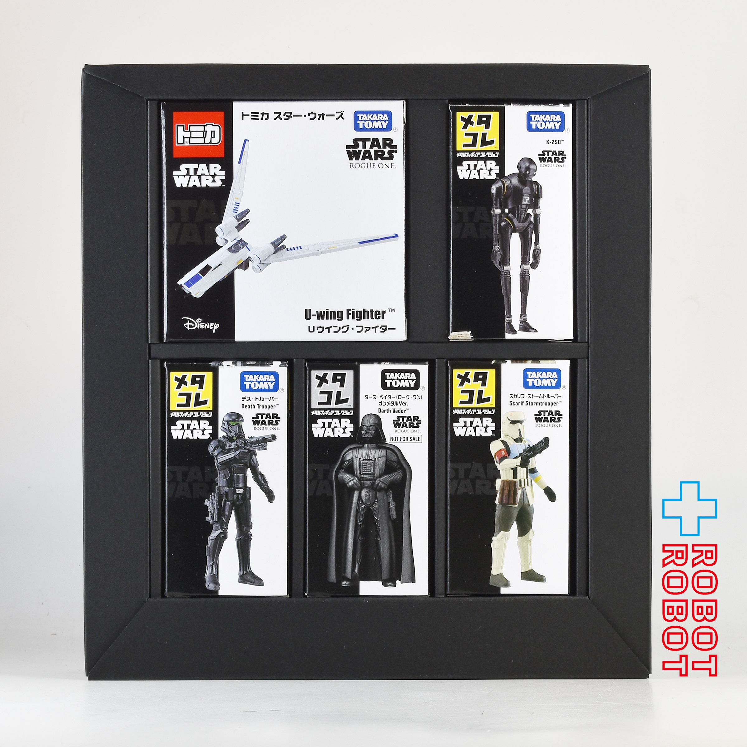 タカラトミー スター・ウォーズ メタコレ プレミアムフィギュアコレクション ローグ・ワン ソフトバンクSTAR WARS mobile特典 5体セット メタルフィギュア 未開封 入荷写真