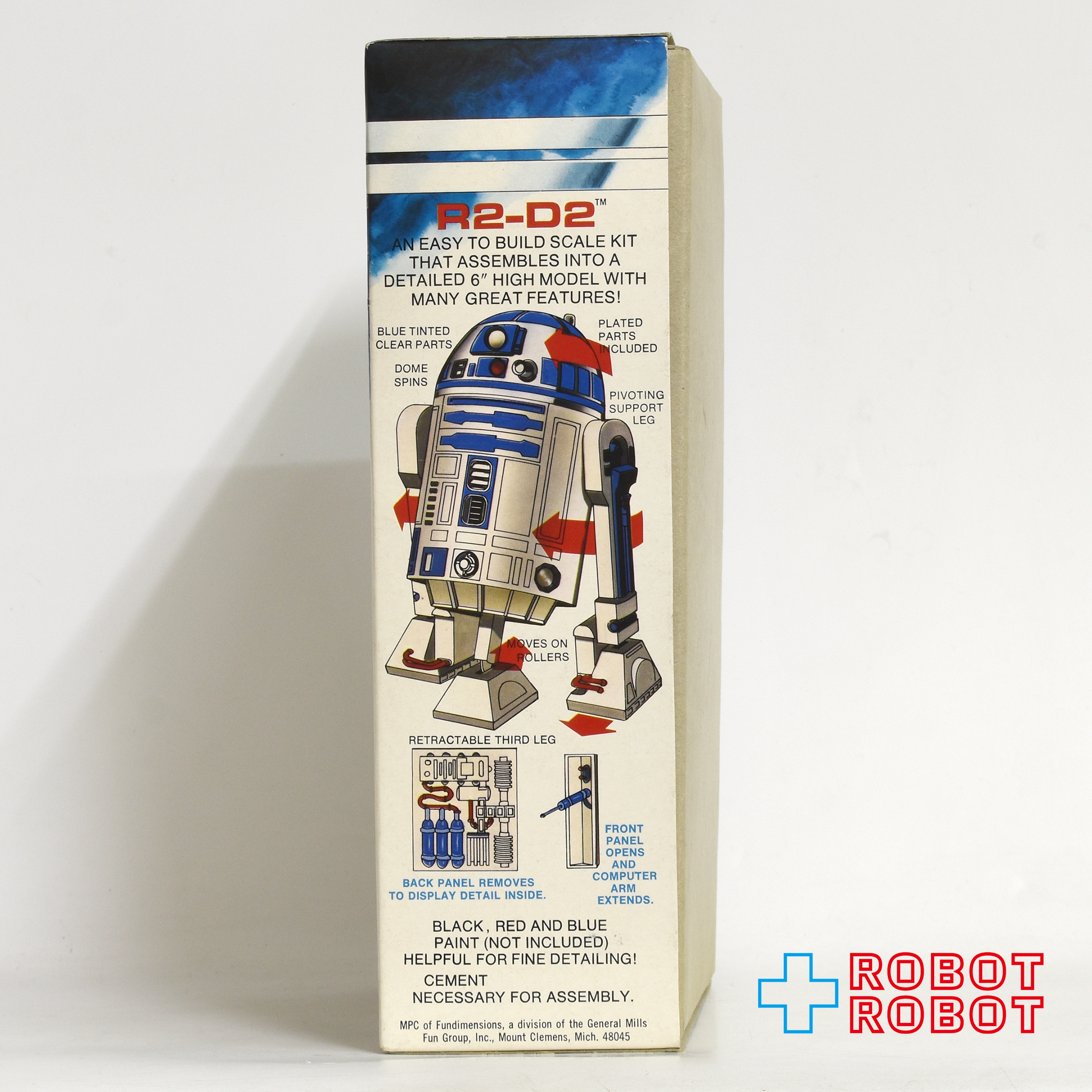 スター・ウォーズ mpc R2-D2 プラモデル モデルキット 箱入 日本語説明書つき 入荷写真
