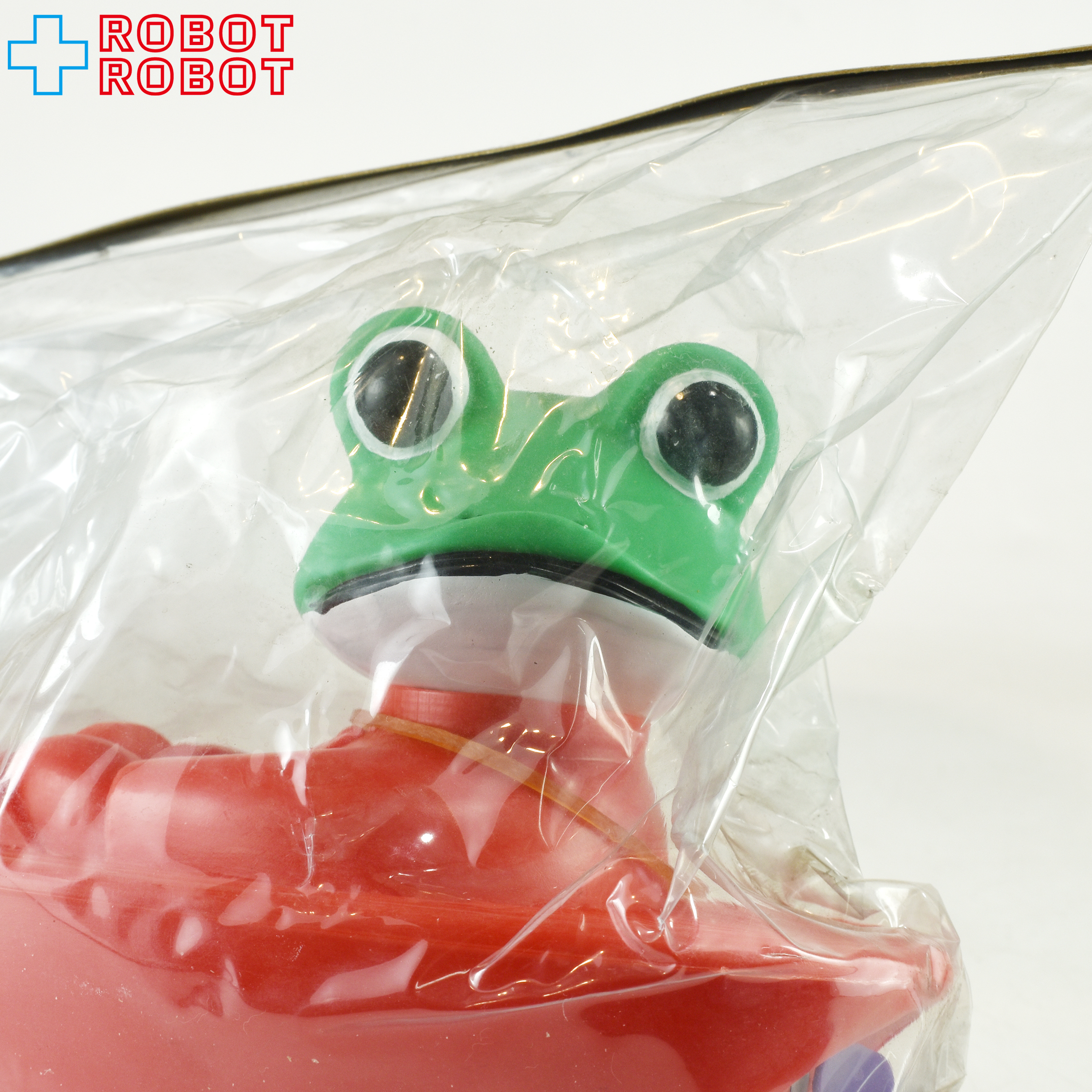 ツクダ 木馬座 ケロヨンみずあそび ケロヨンボート ソフビ 袋入未開封 入荷写真