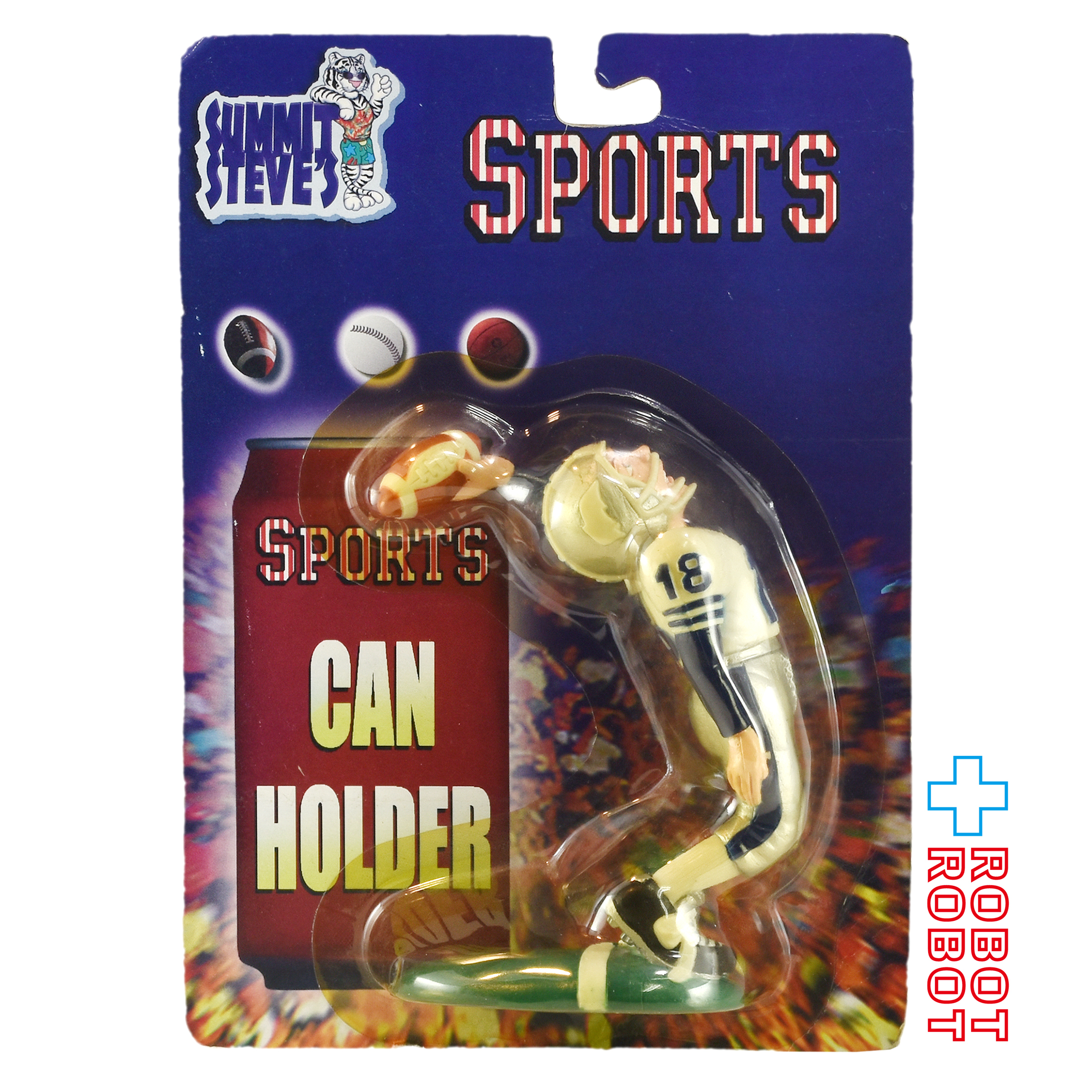 サミットトイズ スポーツ 缶ホルダー アメリカンフットボール プレイヤー 1996 未開封 入荷写真