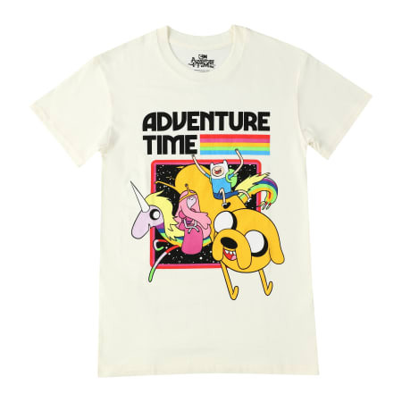 アドベンチャータイム レインボー グラフィック Tシャツ 入荷写真