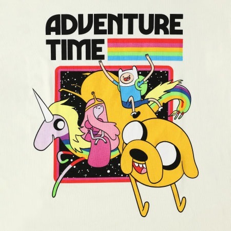 アドベンチャータイム レインボー グラフィック Tシャツ 入荷写真
