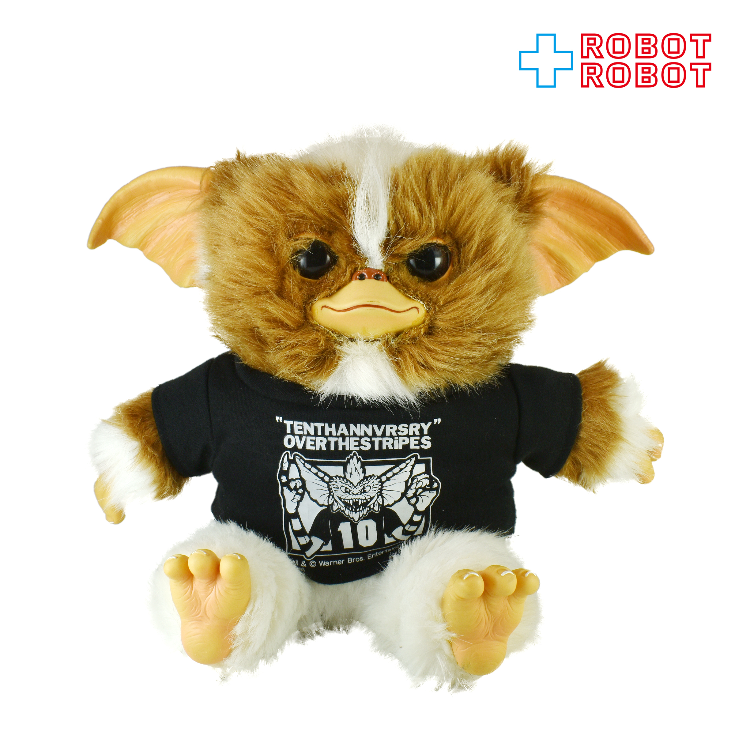 グレムリン オーバーザストライプス ストライプ モグワイ 薄茶色 ぬいぐるみ Tシャツ着用 34センチ 入荷写真