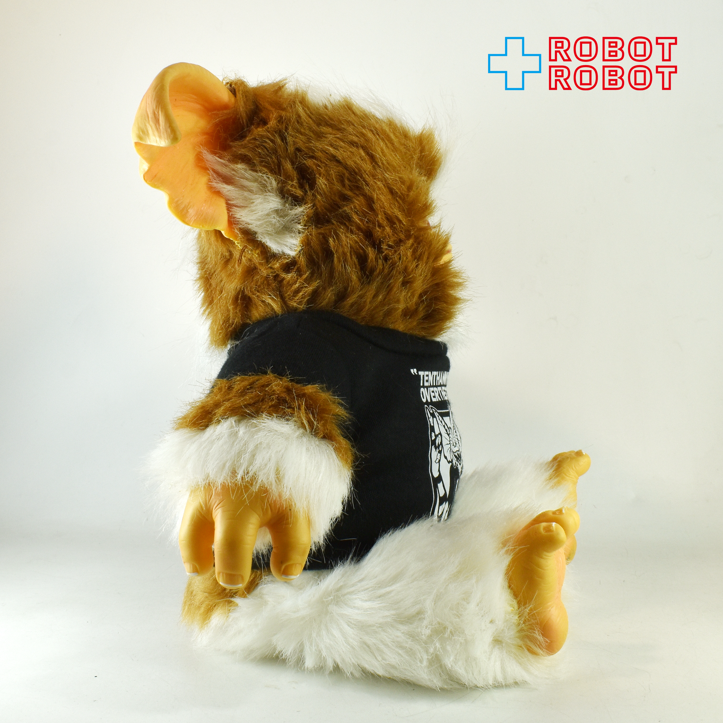 グレムリン オーバーザストライプス ストライプ モグワイ 薄茶色 ぬいぐるみ Tシャツ着用 34センチ 入荷写真