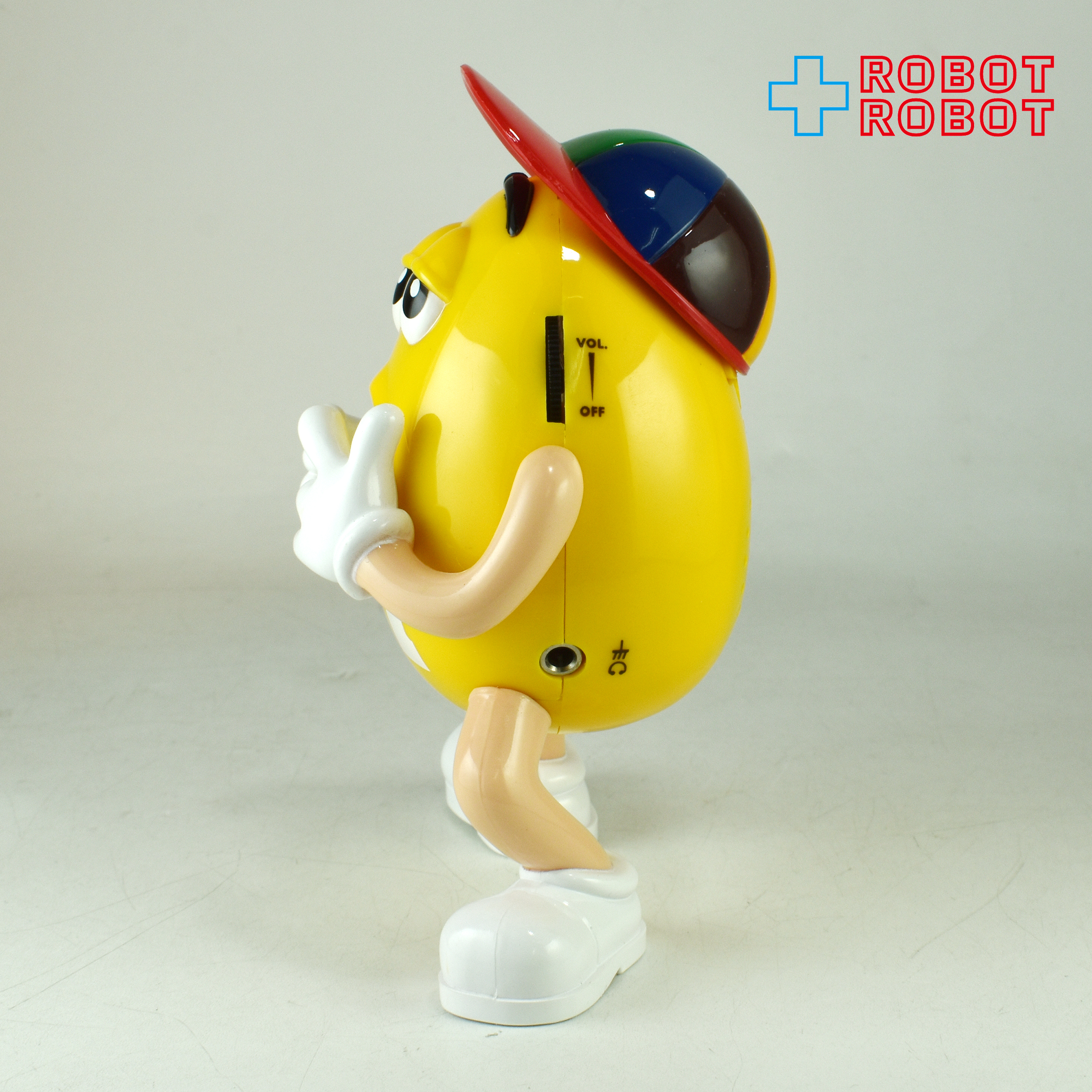 M&M's エムアンドエムズ コレクターシリーズ イエロー キャラクターラジオ フィギュア ヘッドフォン 箱付き 企業物 入荷写真