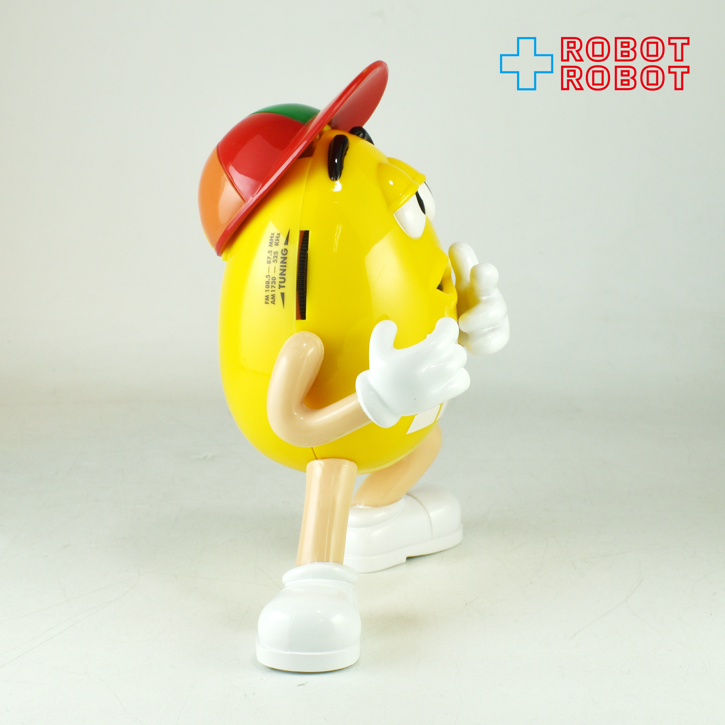 M&M's エムアンドエムズ コレクターシリーズ イエロー キャラクターラジオ フィギュア ヘッドフォン 箱付き 企業物 入荷写真