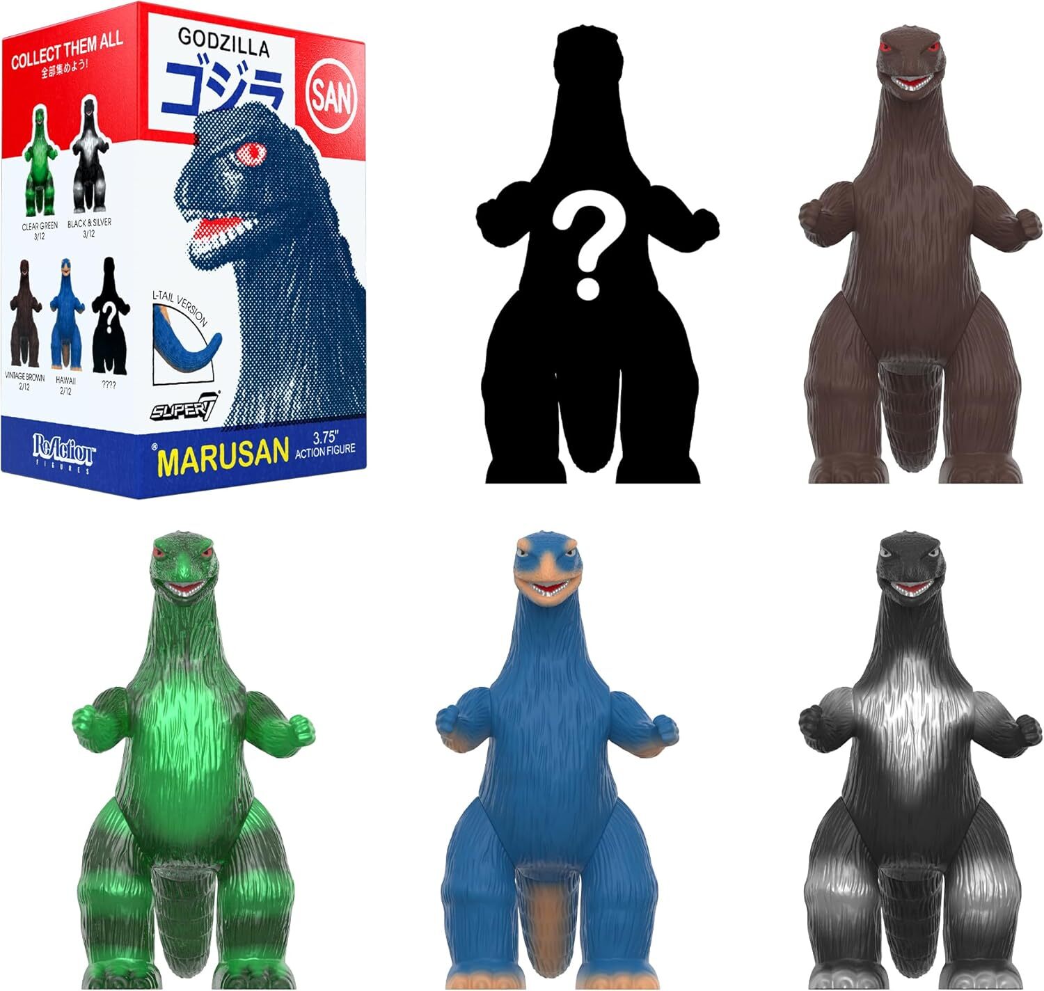 スーパー7 リ・アクション 東宝ゴジラ怪獣 マルサン ゴジラ ブラインドボックス ウェーブ6 3.75インチ アクションフィギュア 未開封 入荷写真