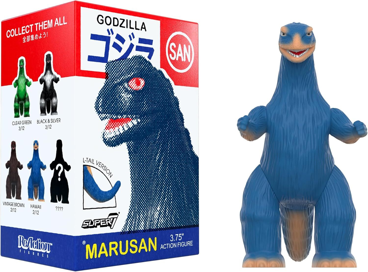 スーパー7 リ・アクション 東宝ゴジラ怪獣 マルサン ゴジラ ブラインドボックス ウェーブ6 3.75インチ アクションフィギュア 未開封 入荷写真