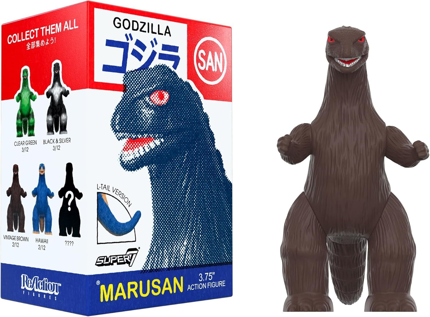 スーパー7 リ・アクション 東宝ゴジラ怪獣 マルサン ゴジラ ブラインドボックス ウェーブ6 3.75インチ アクションフィギュア 未開封 入荷写真