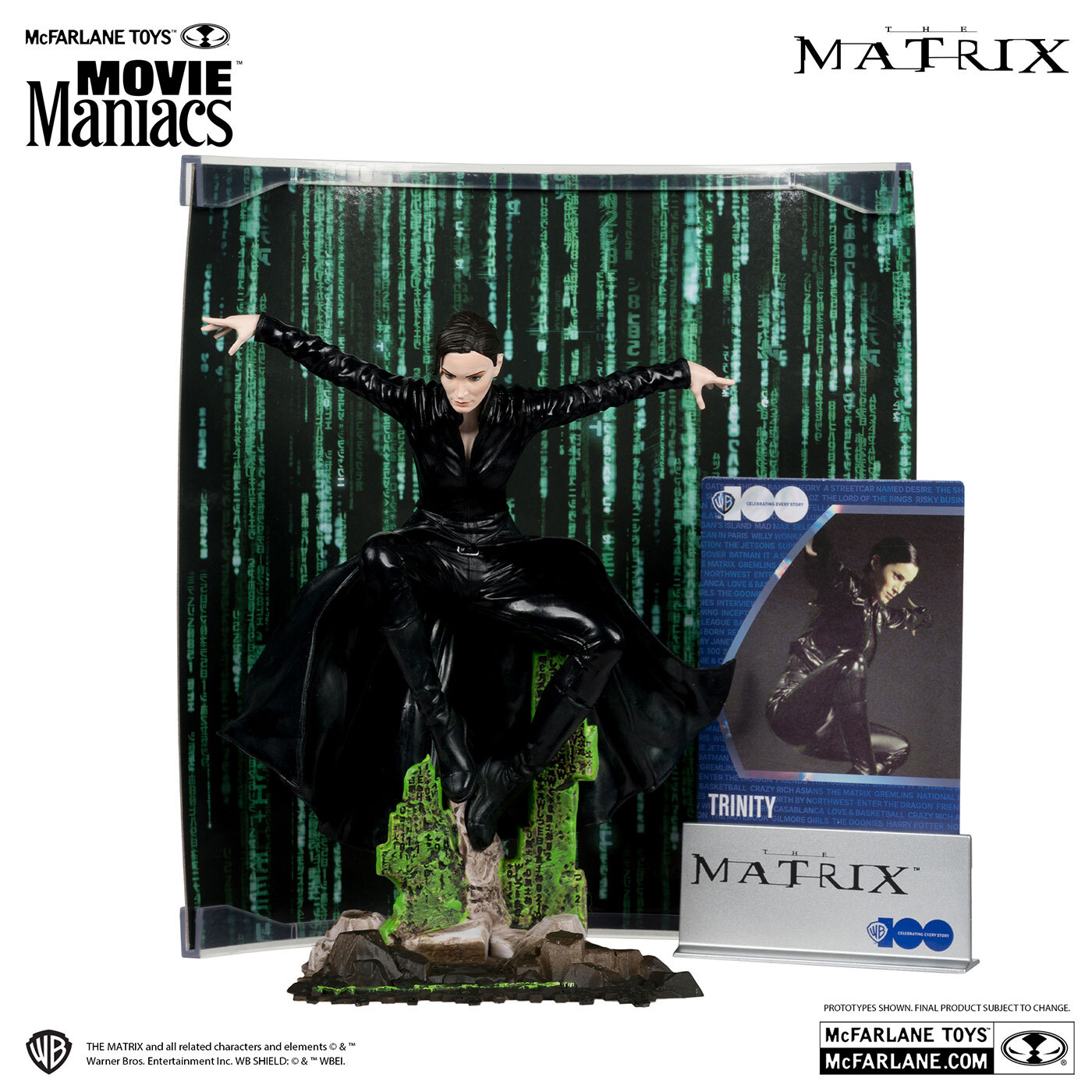 マクファーレン・トイズ ムービーマニアックス マトリックス トリニティ 6インチ ポーズドスタチュー 未開封 入荷写真
