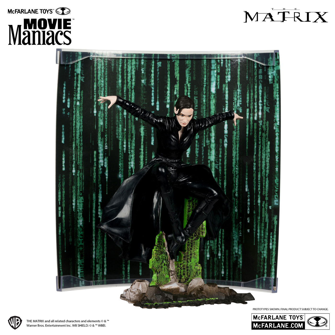 マクファーレン・トイズ ムービーマニアックス マトリックス トリニティ 6インチ ポーズドスタチュー 未開封 入荷写真