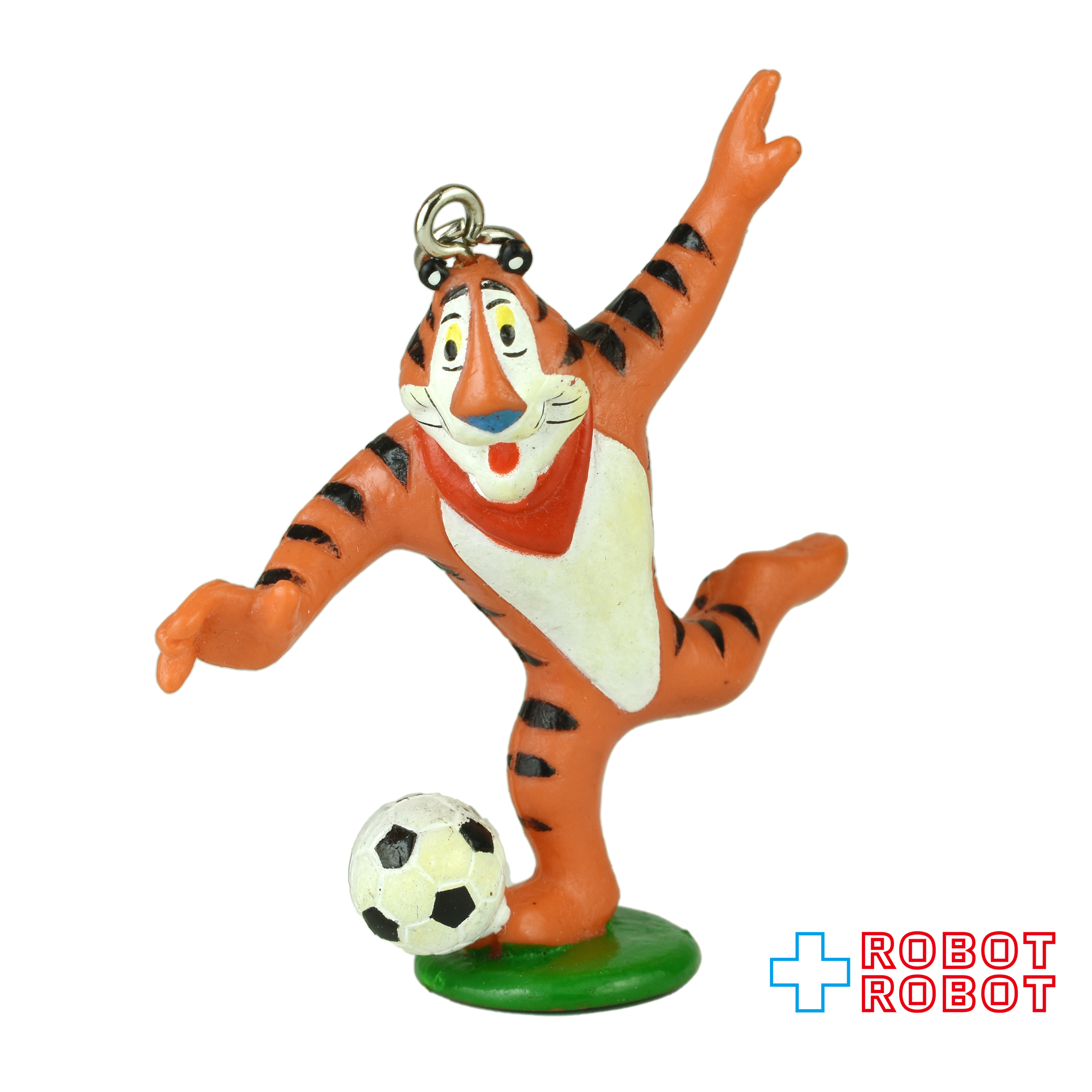 ケロッグ トニー・ザ・タイガー サッカー PVCフィギュアキーホルダー ※難有り 企業物 入荷写真