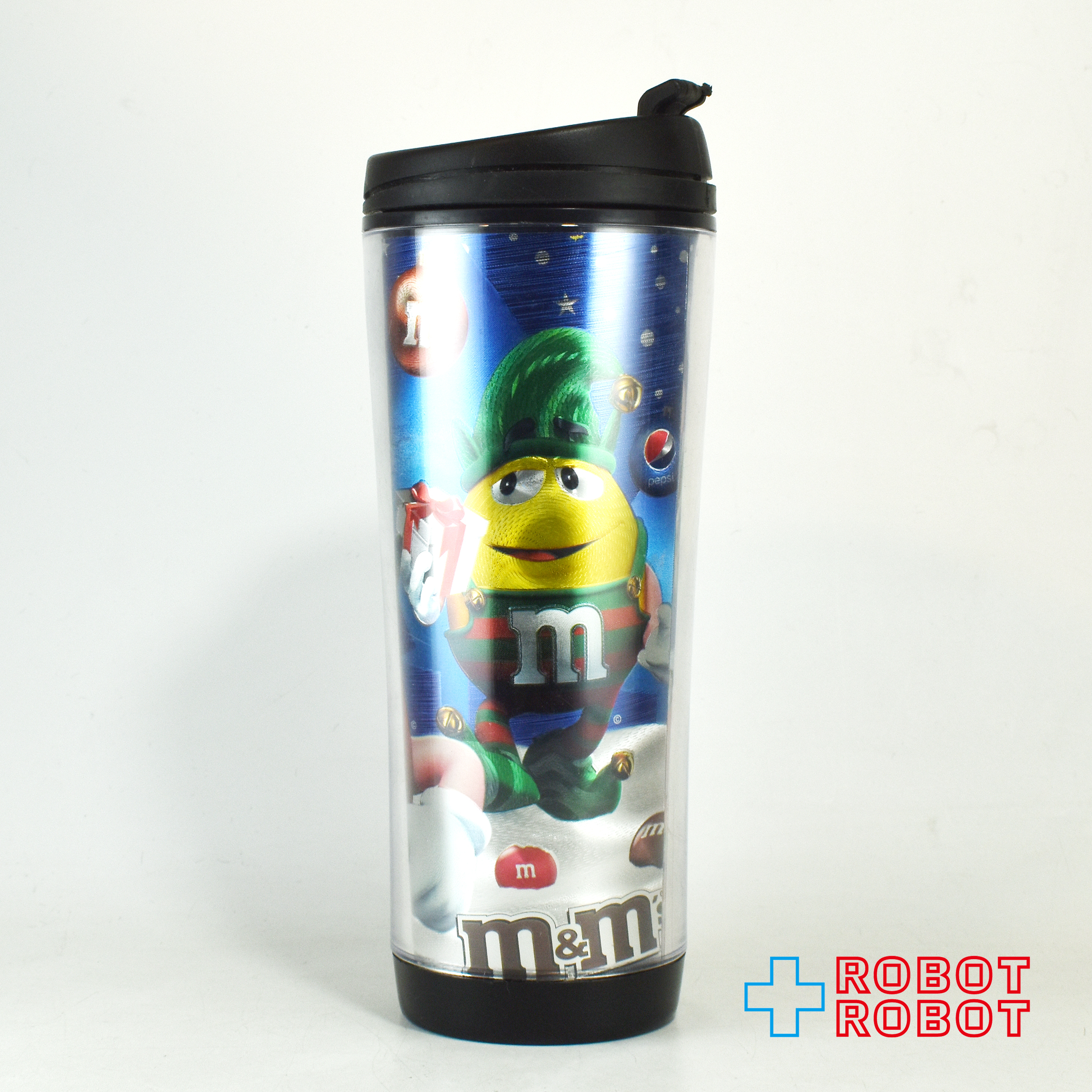 M&M's エムアンドエムズ ペプシ クリスマス プラスチック タンブラー 企業物 入荷写真