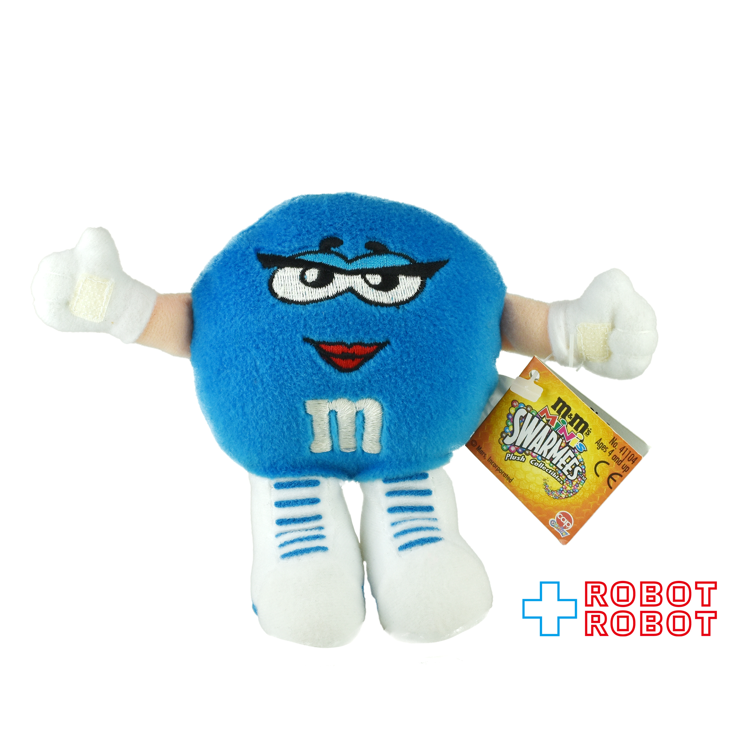 M&M's ミニズ サワーミーズ プラッシュ コレクティブル ブルー エムアンドエムズ ぬいぐるみ人形 1998 紙タグ付き 企業物 入荷写真