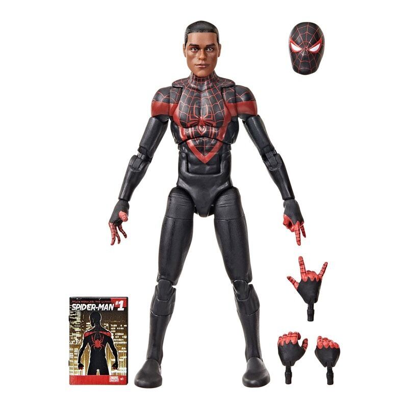 マーベルレジェンド ミニコミック・シリーズ アルティメイト マイルス・モラレス / スパイダーマン 6インチ アクションフィギュア 未開封