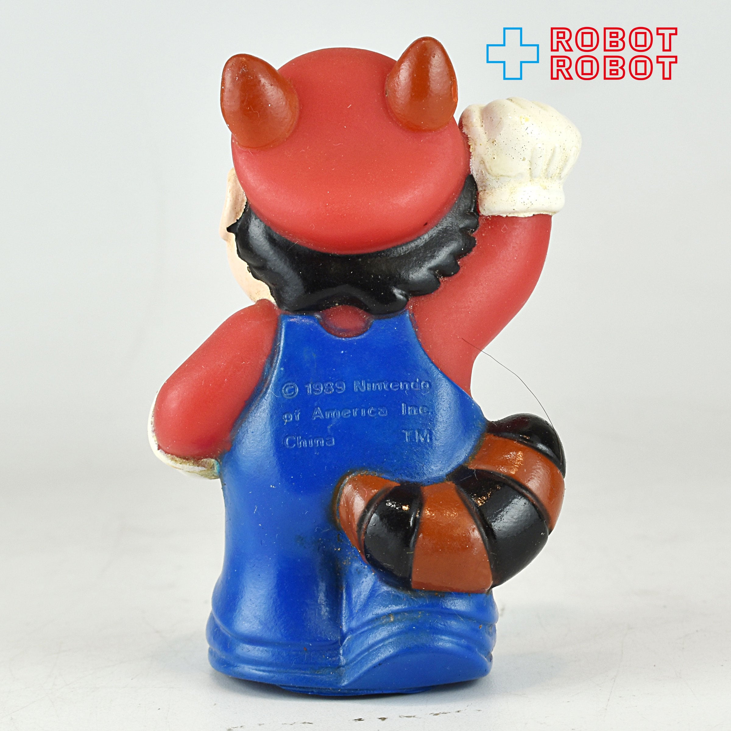 マクドナルド スーパーマリオ3 U3 しっぽマリオ ソフビ ハッピーミールトイ 1989 入荷写真