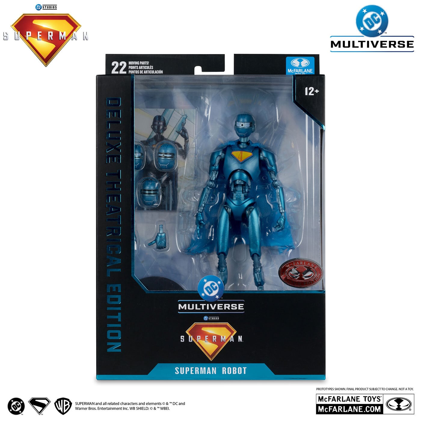 DC マルチバース スーパーマン (2025) デラックス・シアトリカル・エディション スーパーマンロボ4号（レッド・プラチナム・エディション) 7インチ アクションフィギュア 国内版 未開封 入荷写真
