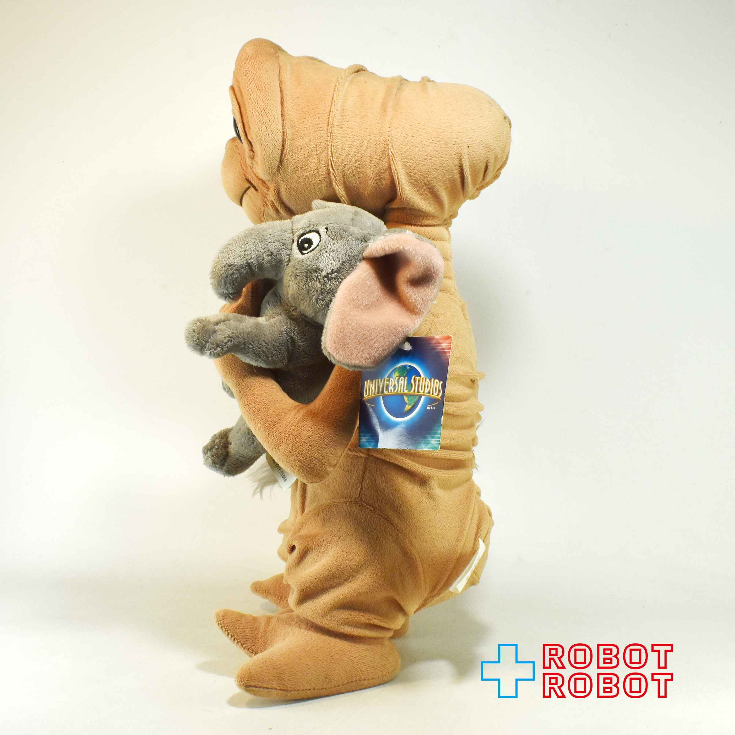USJ E.T. ぬいぐるみ w/ライオンとゾウのぬいぐるみ ぬいぐるみ人形 40センチ 紙タグ付き 入荷写真