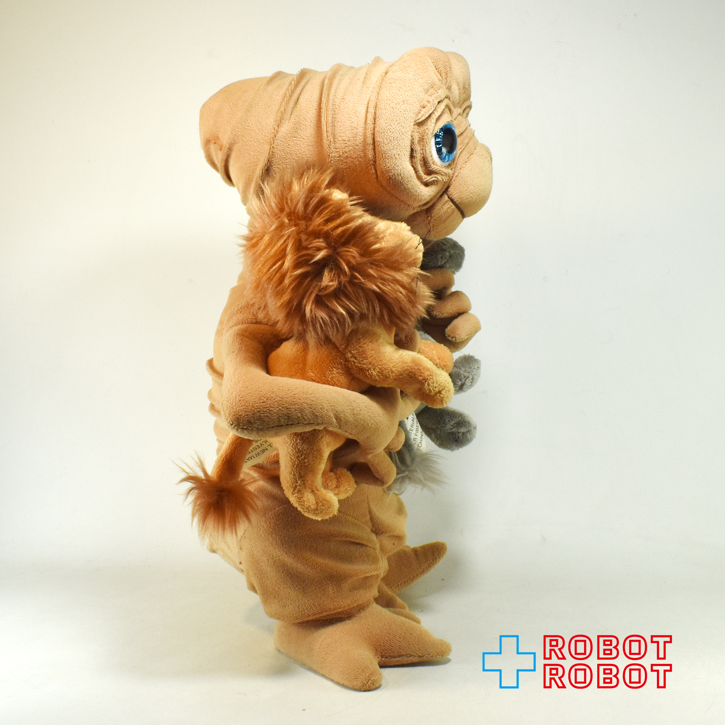 USJ E.T. ぬいぐるみ w/ライオンとゾウのぬいぐるみ ぬいぐるみ人形 40センチ 紙タグ付き 入荷写真
