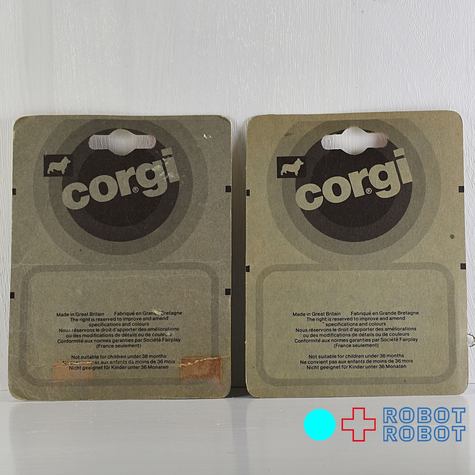 Corgi トム＆ジェリー ミニカー ２台セット カードダメージ 入荷写真