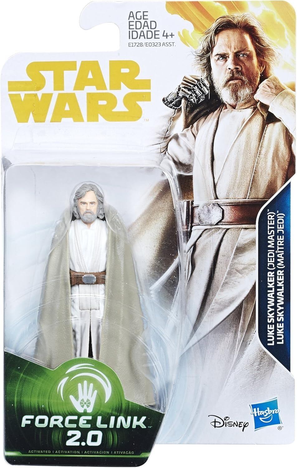 スター・ウォーズ フォースリンク2.0 ルーク・スカイウォーカー(ジェダイ マスター) [TLJ] 3.75インチ アクションフィギュア US版 未開封 入荷写真