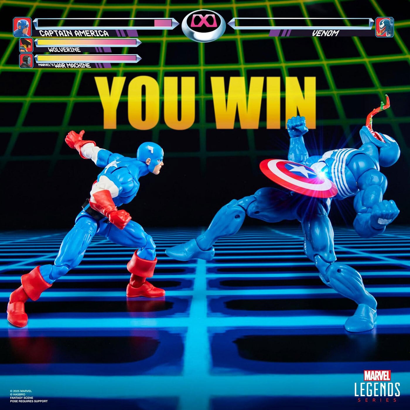 マーベルレジェンド ゲームシリーズ キャプテン・アメリカ vs ヴェノム 6インチ アクションフィギュア 国内版 未開封 入荷写真
