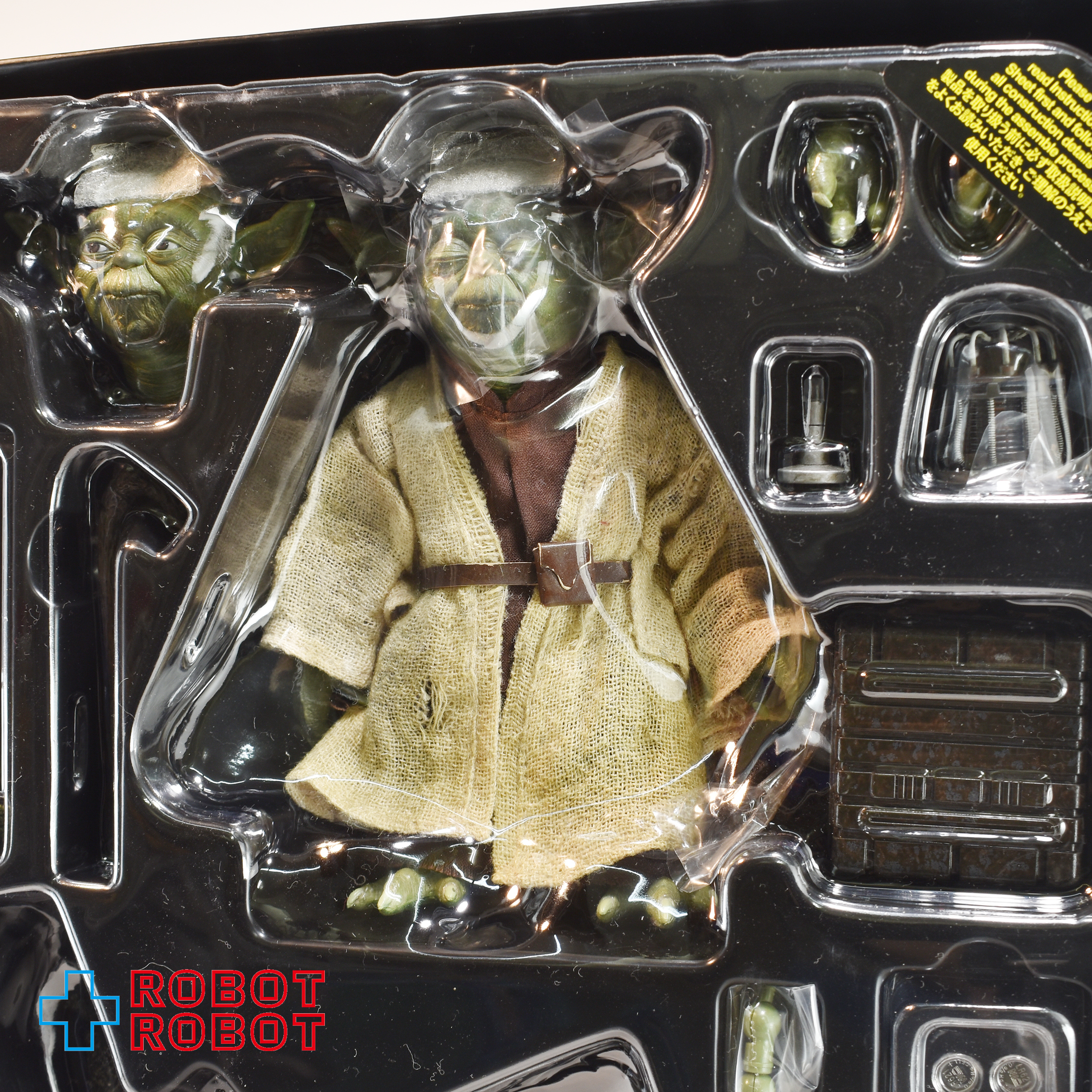 ホットトイズ ムービー・マスターピース MMS369 スター・ウォーズ 帝国の逆襲 ヨーダ 1/6スケールフィギュア 開封箱入 入荷写真