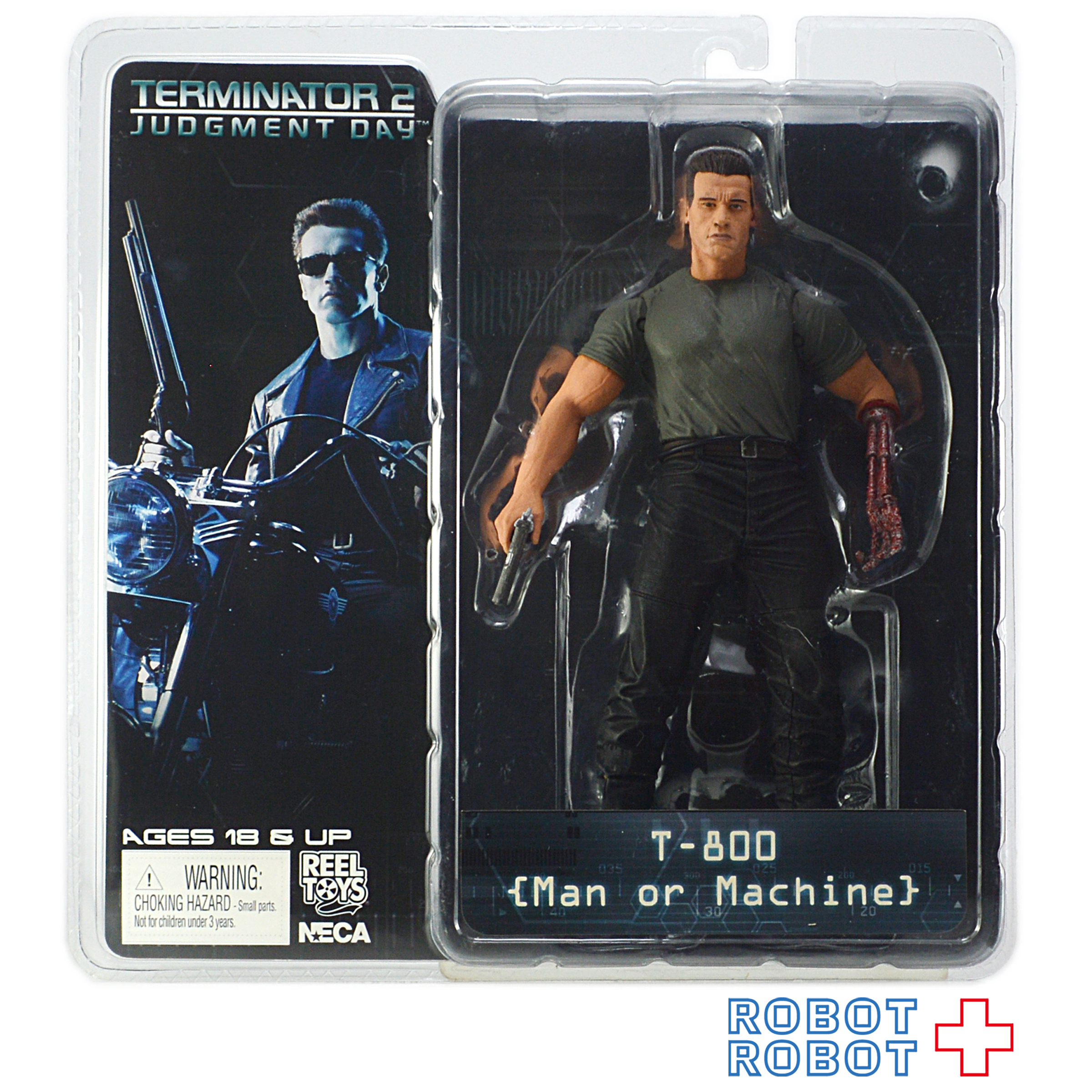 NECA T2 ターミネーター T-800 マン・オア・マシン アクションフィギュア 開封 入荷写真
