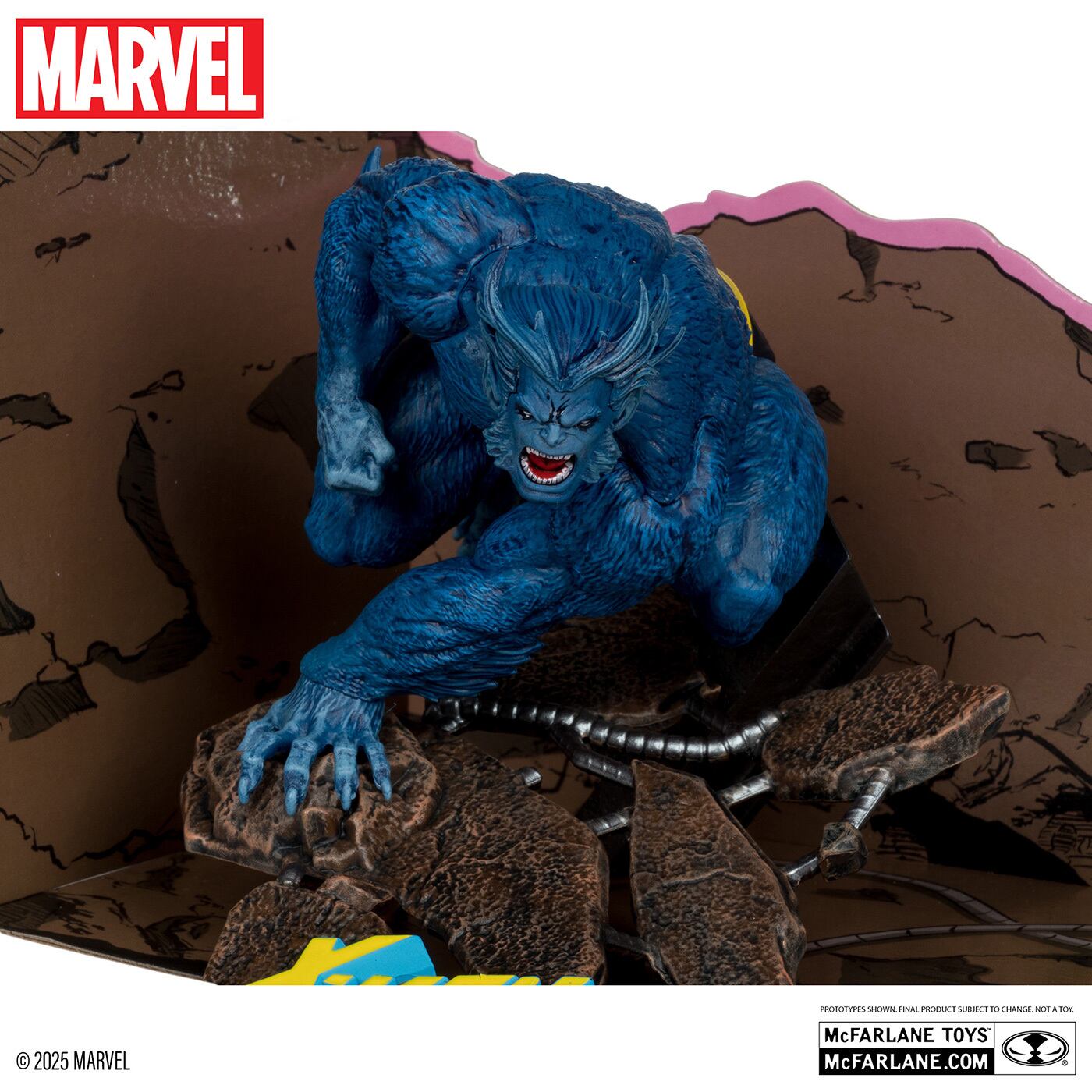 マクファーレン・トイズ マーベル シーン・フィギュア #019 ビースト 1/10 スタチューフィギュア 未開封 入荷写真