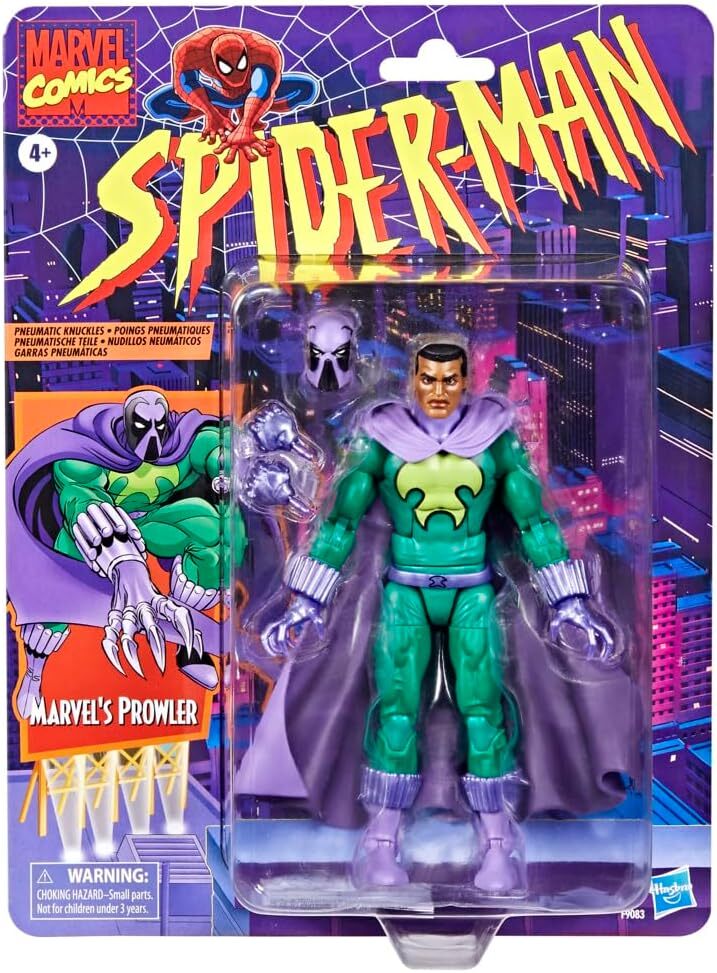 マーベルレジェンド スパイダーマン レトロシリーズ プラウラー 6インチ アクションフィギュア 未開封 入荷写真