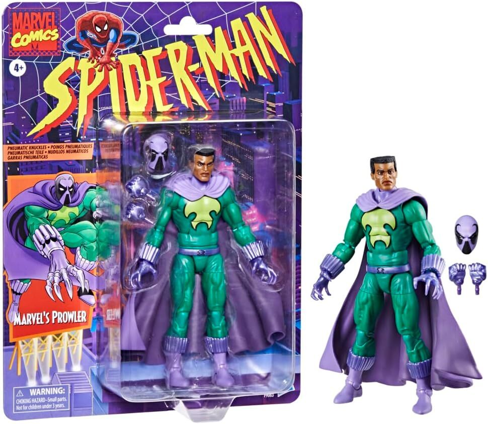 マーベルレジェンド スパイダーマン レトロシリーズ プラウラー 6インチ アクションフィギュア 未開封 入荷写真