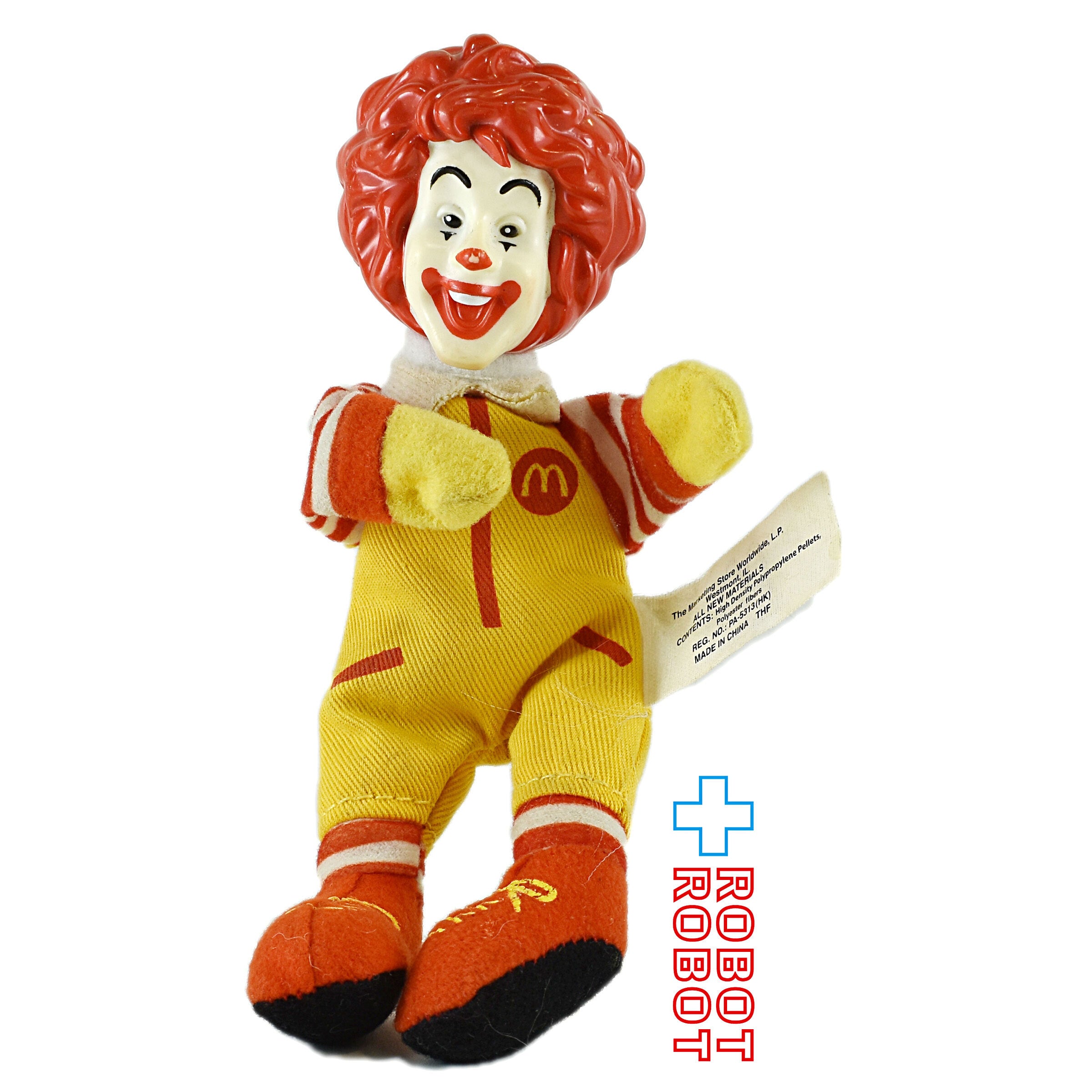 マクドナルド ロナルド ミニプラッシュ指人形 ワールドチルドレンズデイ ハッピーミールトイ 2002