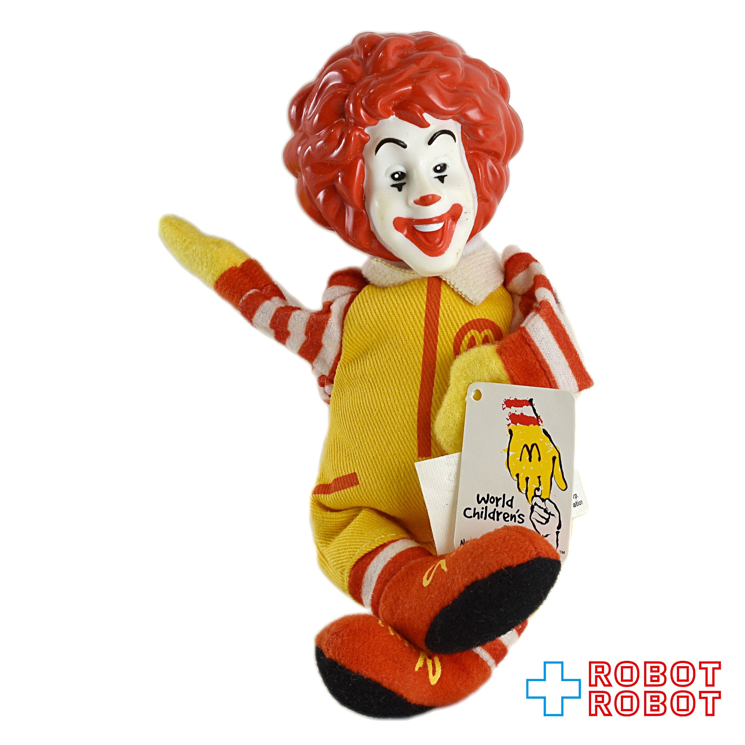 マクドナルド ロナルド ミニプラッシュ指人形 ワールドチルドレンズデイ ハッピーミールトイ 2002