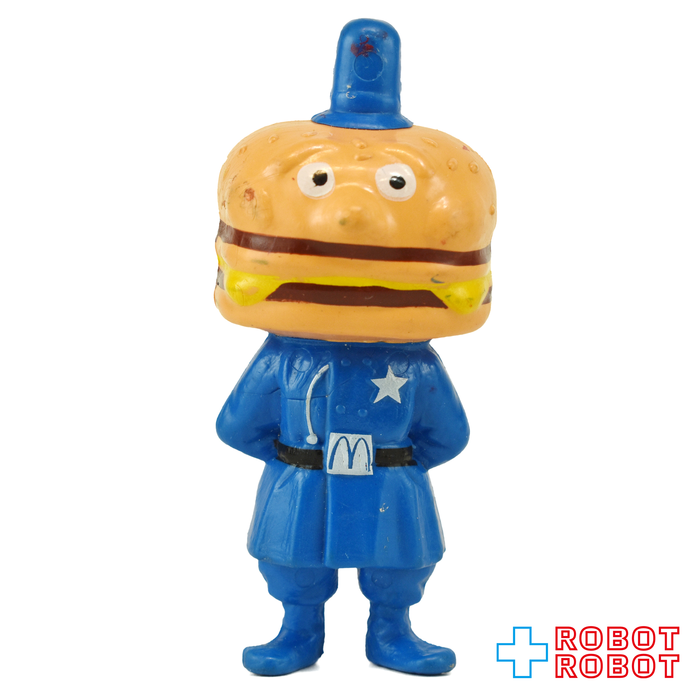カナダのマクドナルド ビッグマックポリス メイドインカナダ ゴマ付 PVCフィギュア ハッピーミールトイ 1985 入荷写真