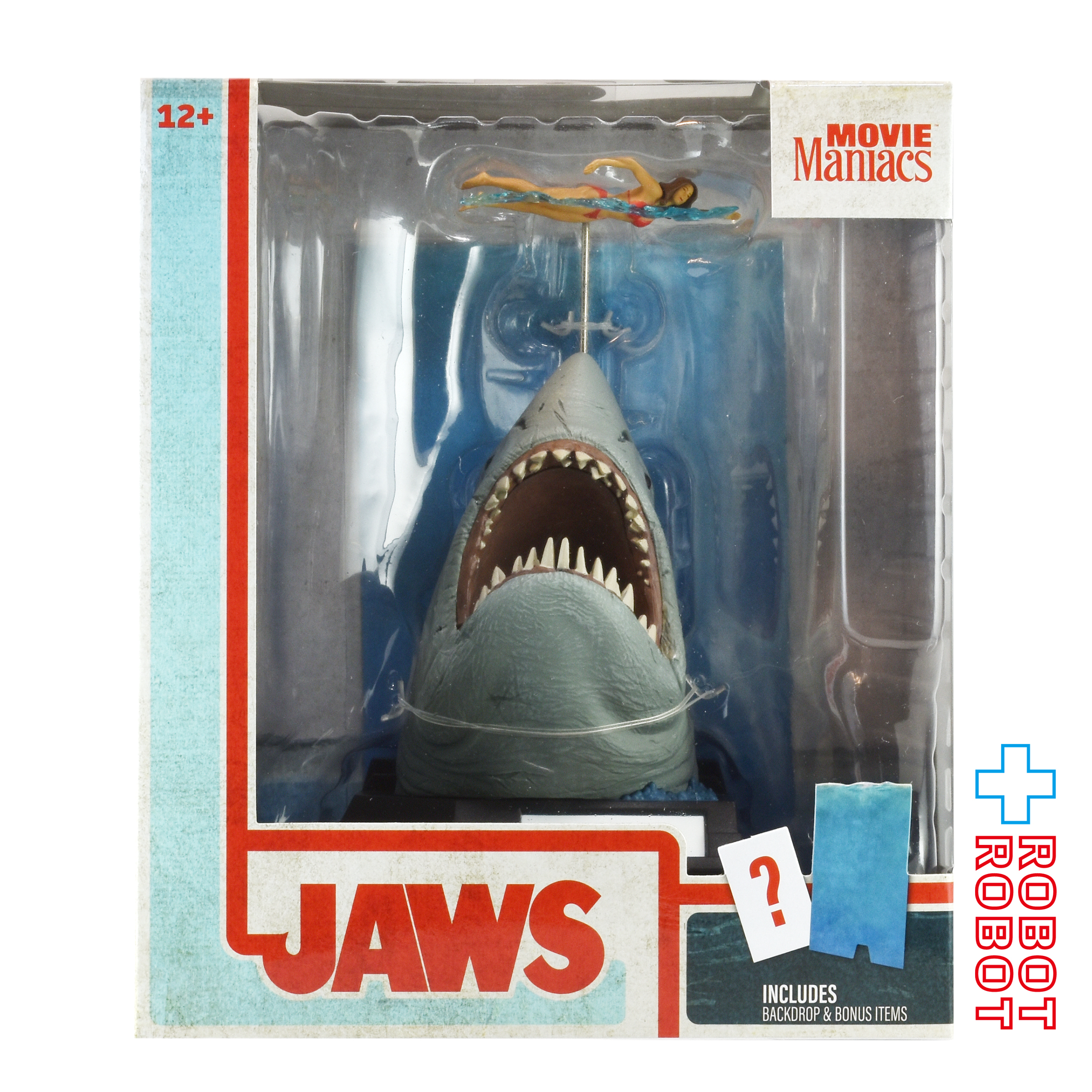 マクファーレン・トイズ ムービー・マニアックス JAWS ジョーズ 50周年 ジョーズ 6インチ ポーズドスタチュー フィギュア 未開封 入荷写真