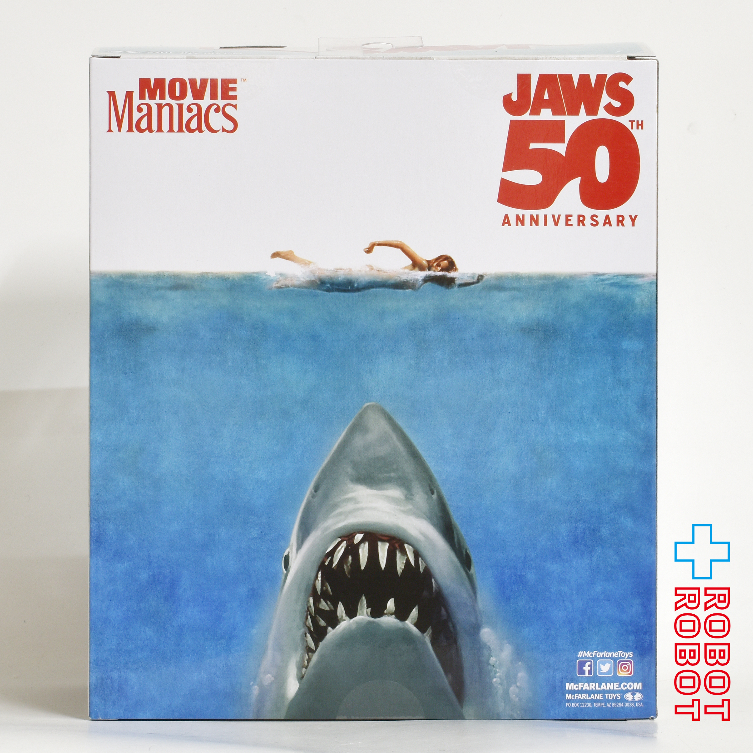 マクファーレン・トイズ ムービー・マニアックス JAWS ジョーズ 50周年 ジョーズ 6インチ ポーズドスタチュー フィギュア 未開封 入荷写真