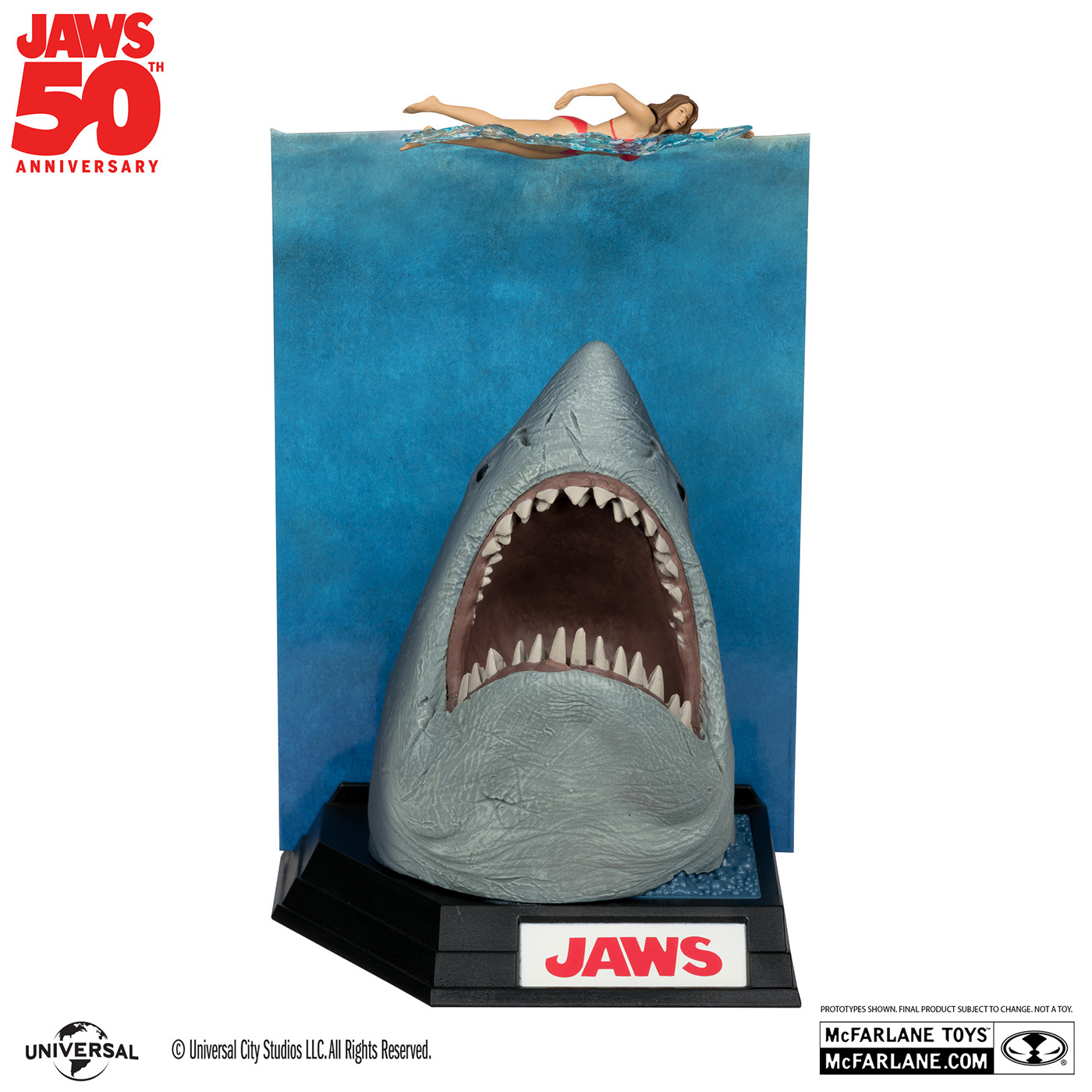 マクファーレン・トイズ ムービー・マニアックス JAWS ジョーズ 50周年 ジョーズ 6インチ ポーズドスタチュー フィギュア 未開封 入荷写真